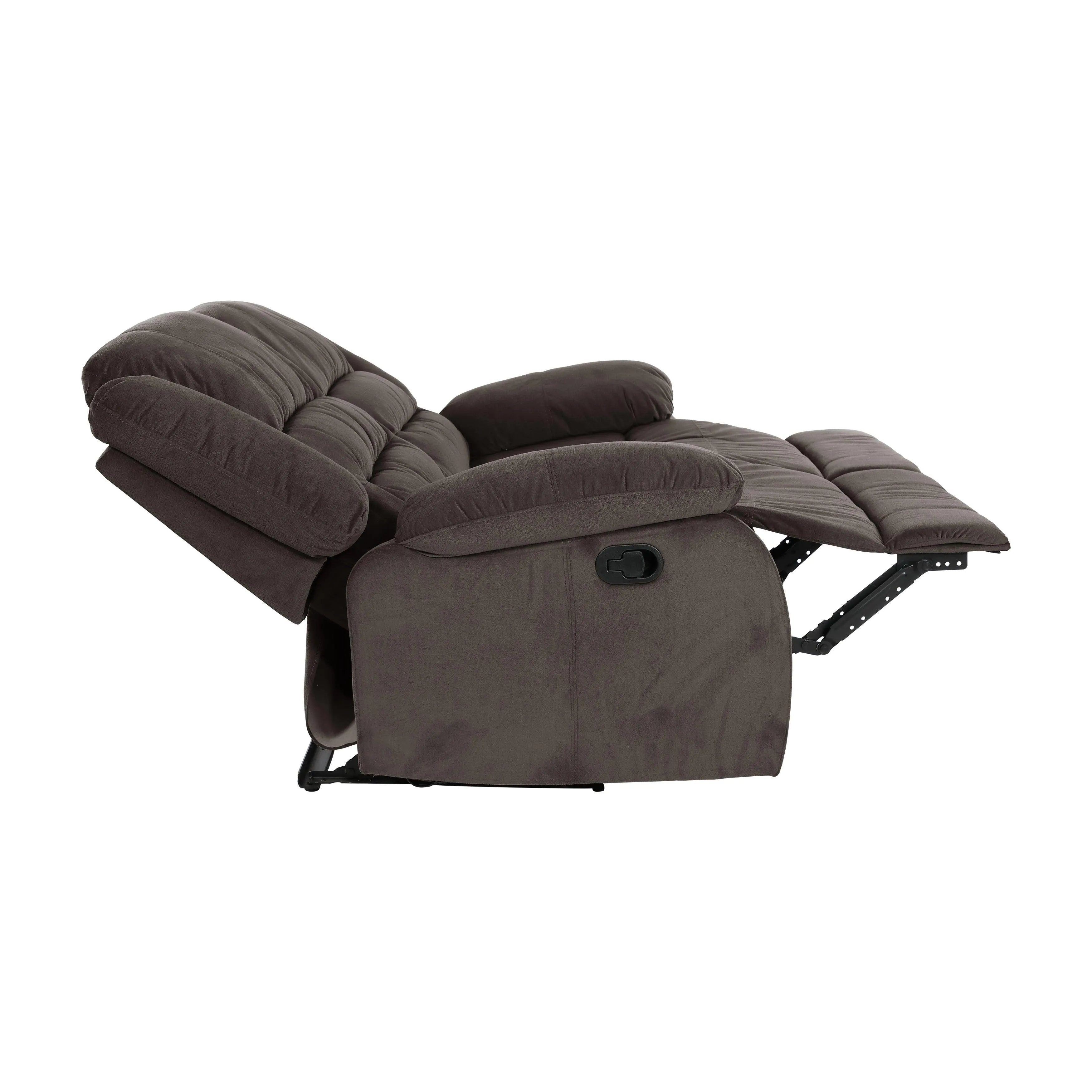Jarita Chocolate Double Reclining Loveseat - Image 8