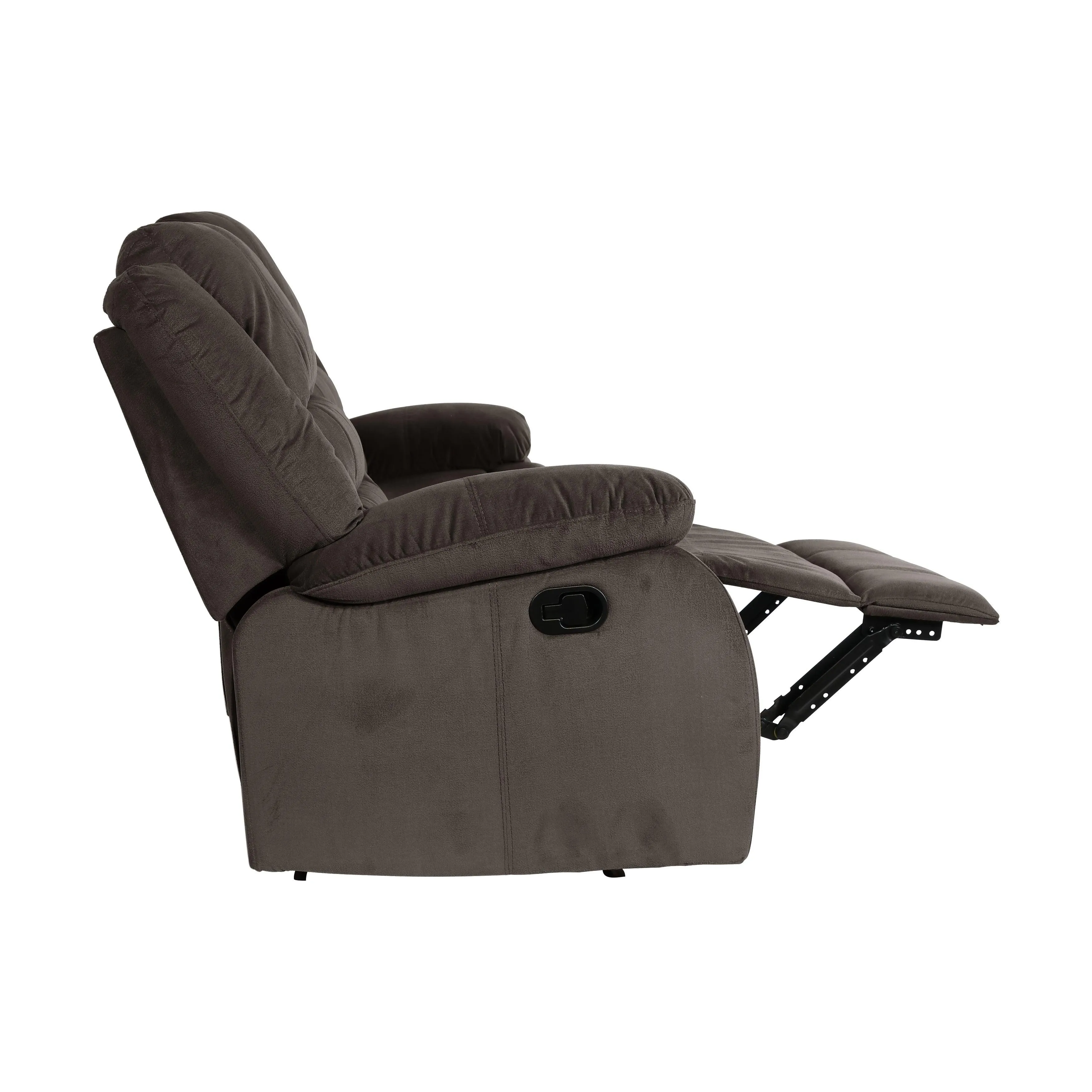 Jarita Chocolate Double Reclining Sofa - Image 10