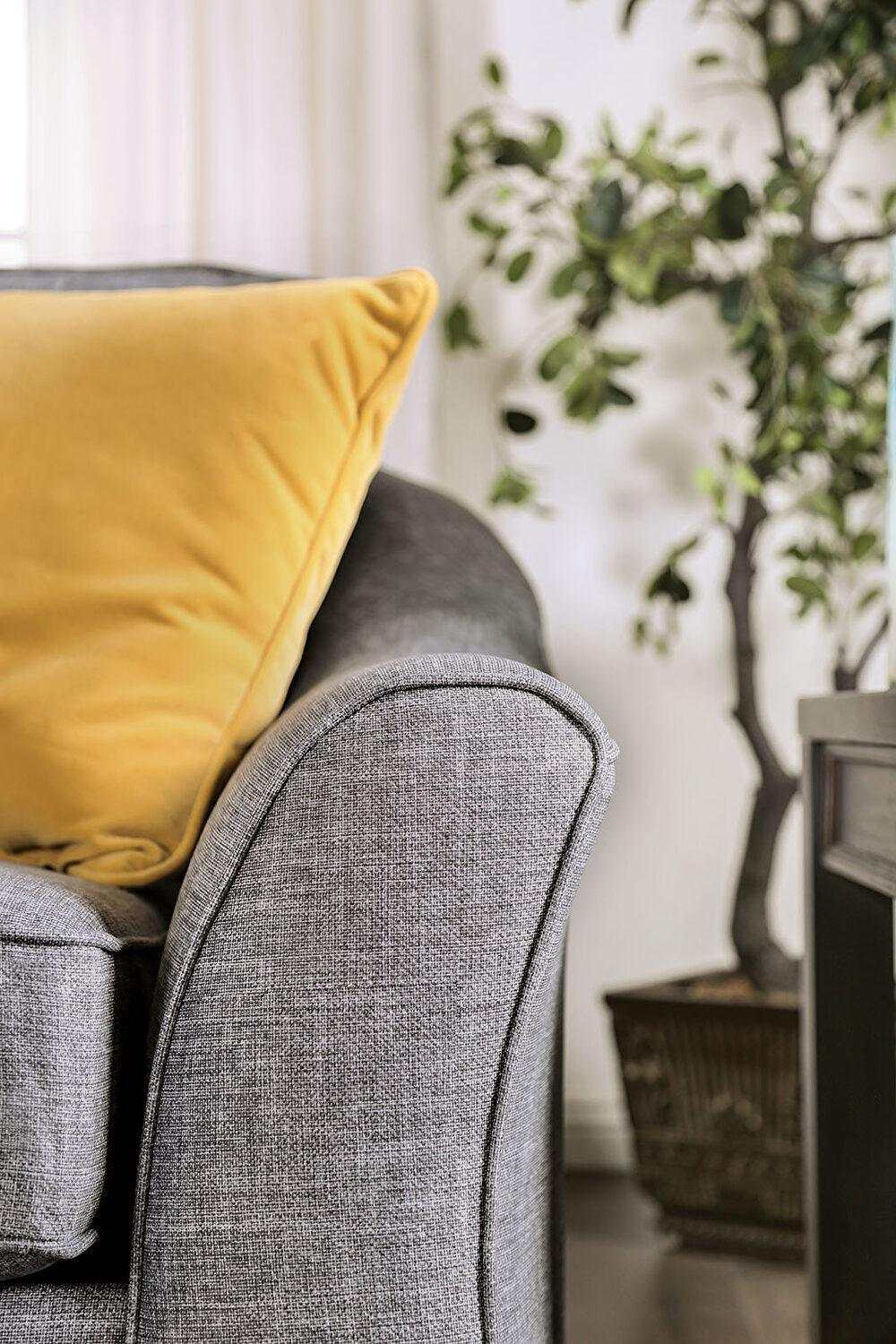 Jarrow Light Gray Stationary Sofa & Loveseat - Image 4
