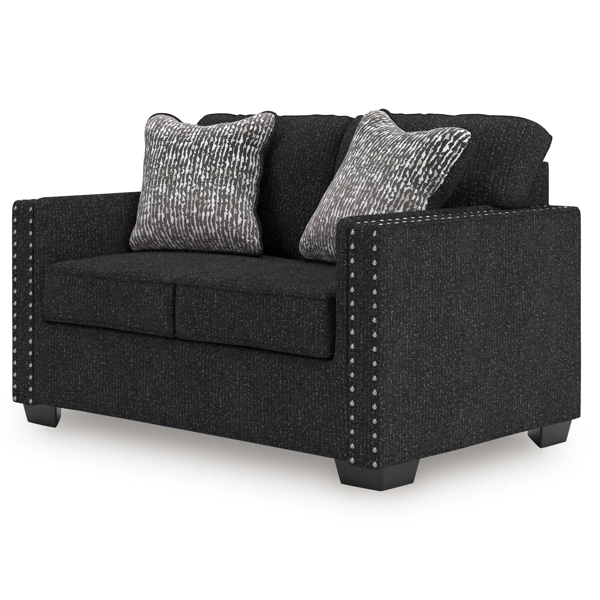 Jasmine Peaks Coal Loveseat - Image 3