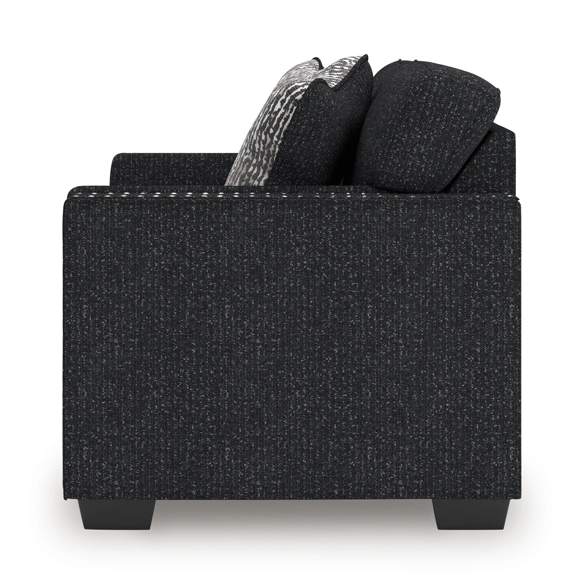 Jasmine Peaks Coal Loveseat - Image 4