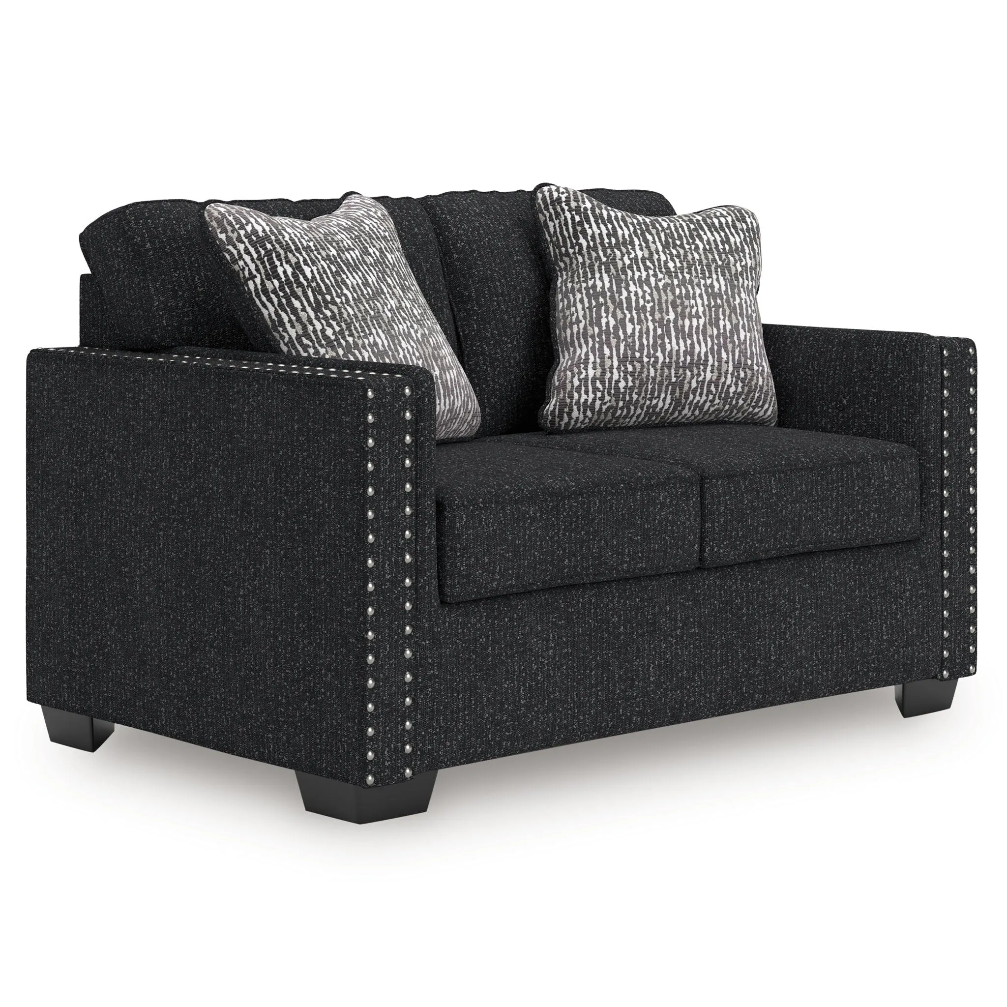 Jasmine Peaks Coal Sofa and Loveseat - Image 8