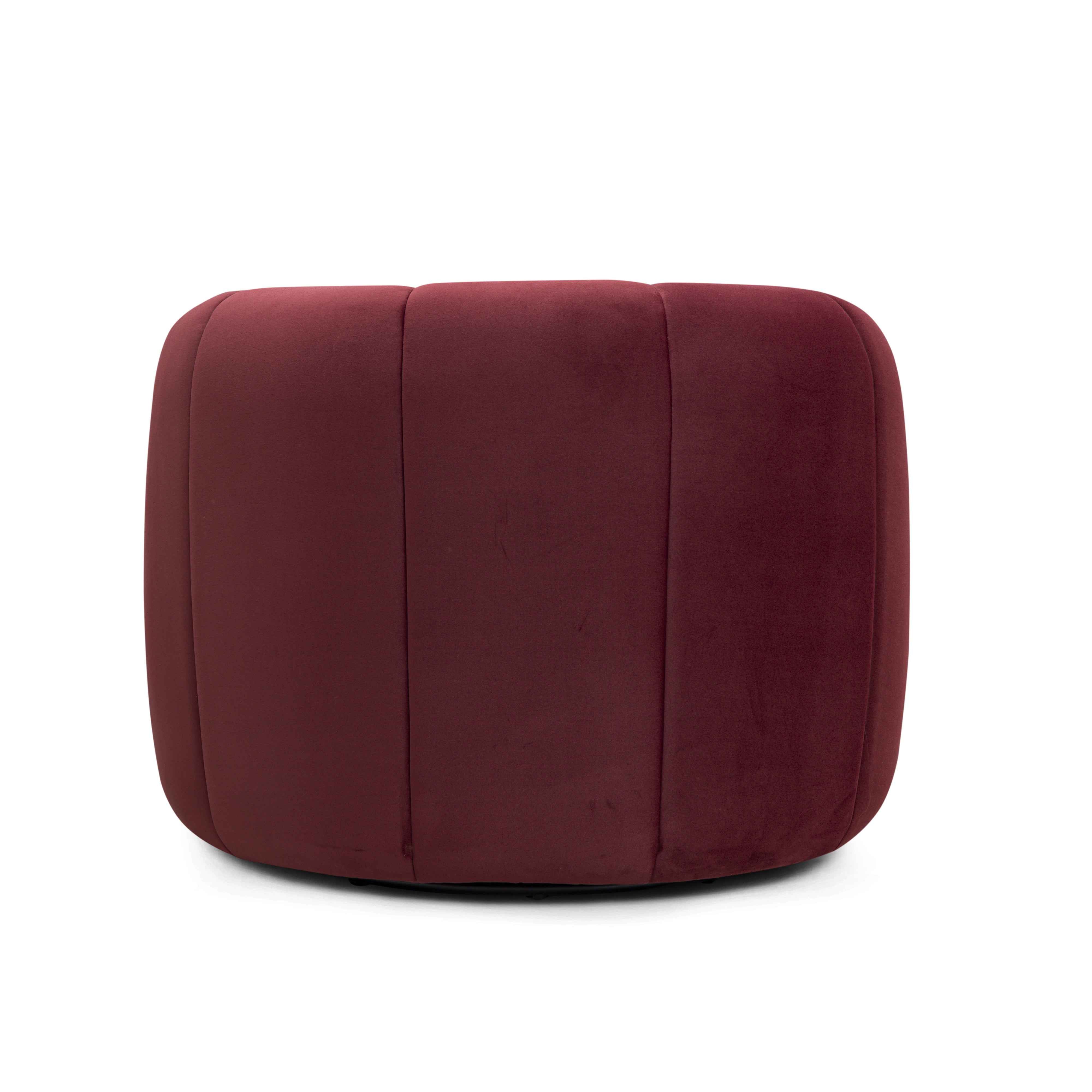 Jasmine Performance Velvet Swivel Accent Chair - Image 6