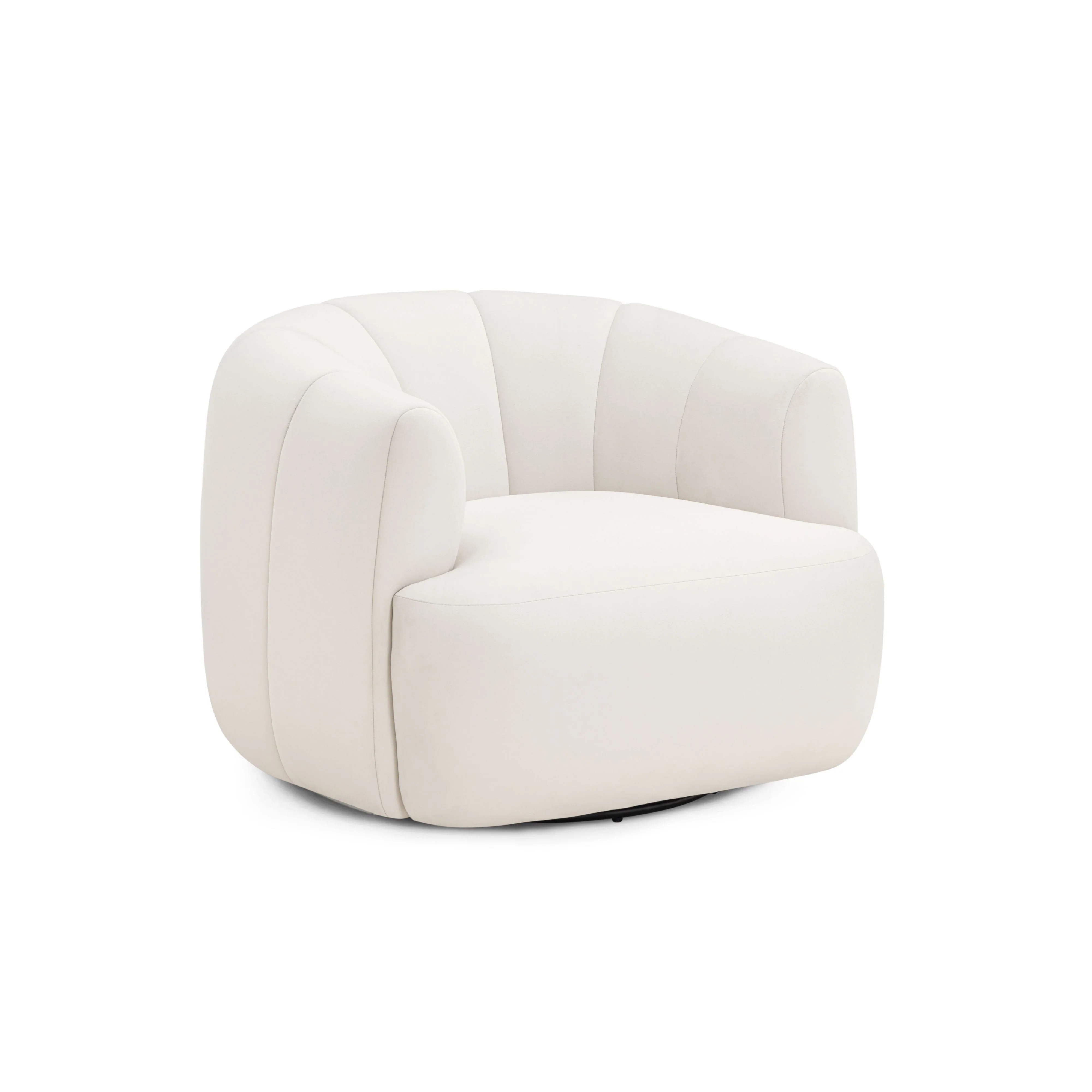 Jasmine Performance Velvet Swivel Accent Chair - Image 8