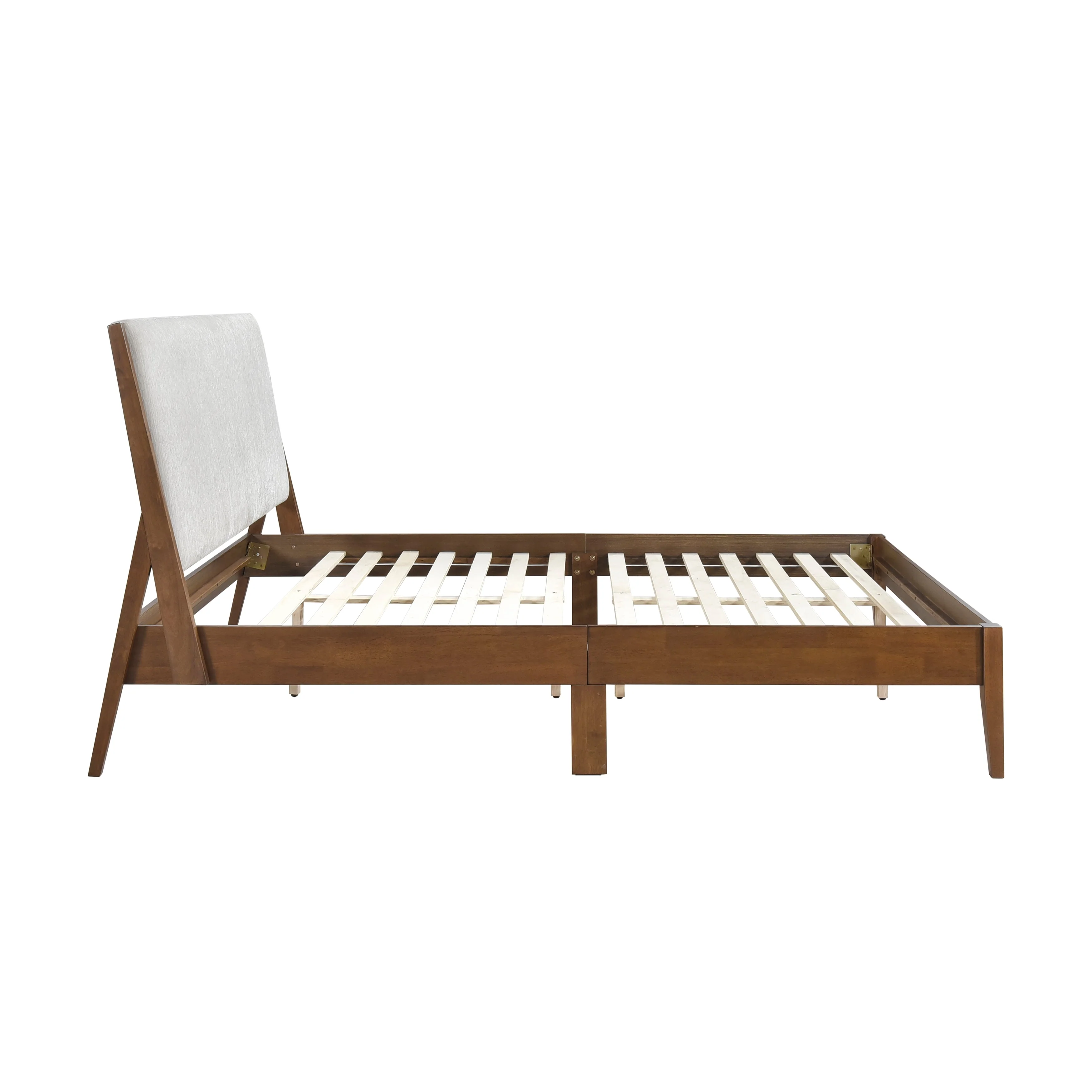 Jasper Light Gray/Chestnut Eastern King Platform Bed - Image 6