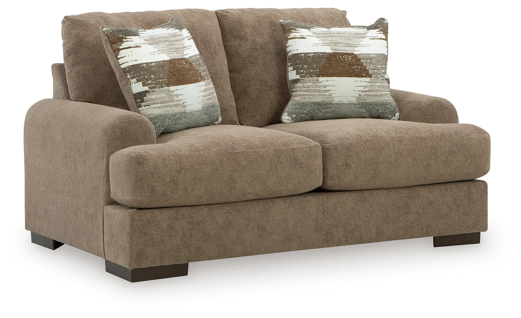 Jayne Park Pecan Loveseat - Image 2