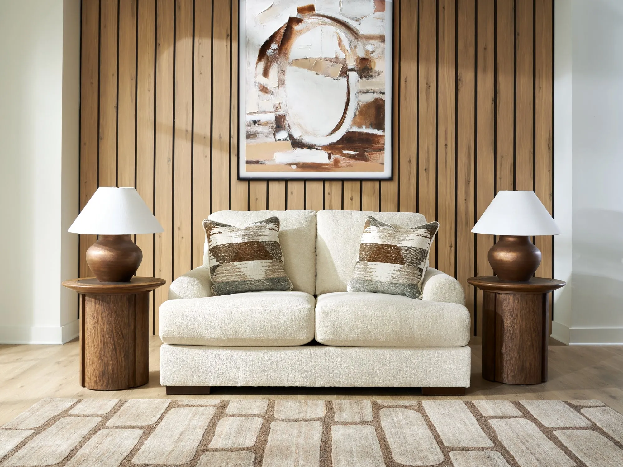 Jayne Park Sand Loveseat - Image 6
