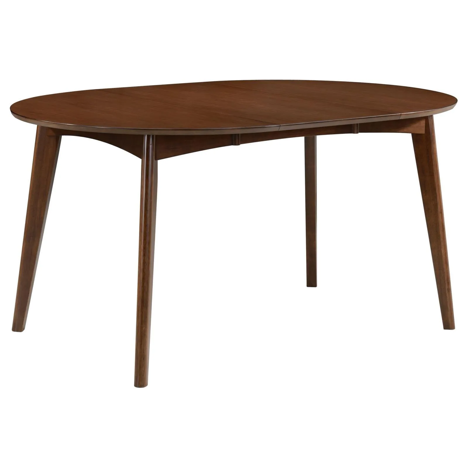 Jedda Dark Walnut/Black 5-piece Oval Dining Table Set - Image 3