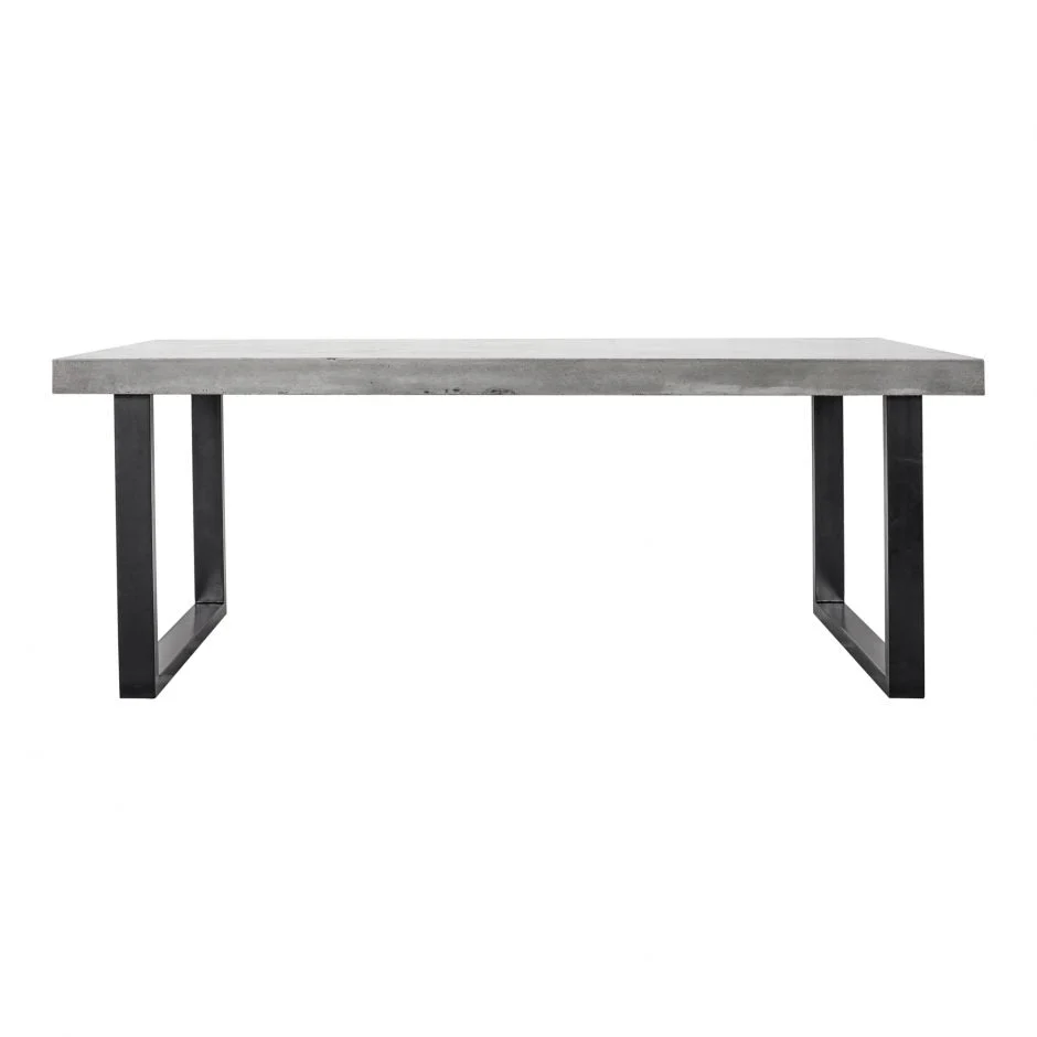 Jedrik Outdoor Dining Table - Dark Grey - Large