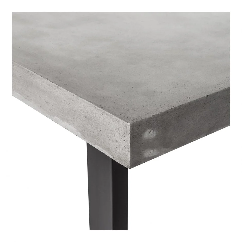 Jedrik Outdoor Dining Table - Dark Grey - Large - Image 6