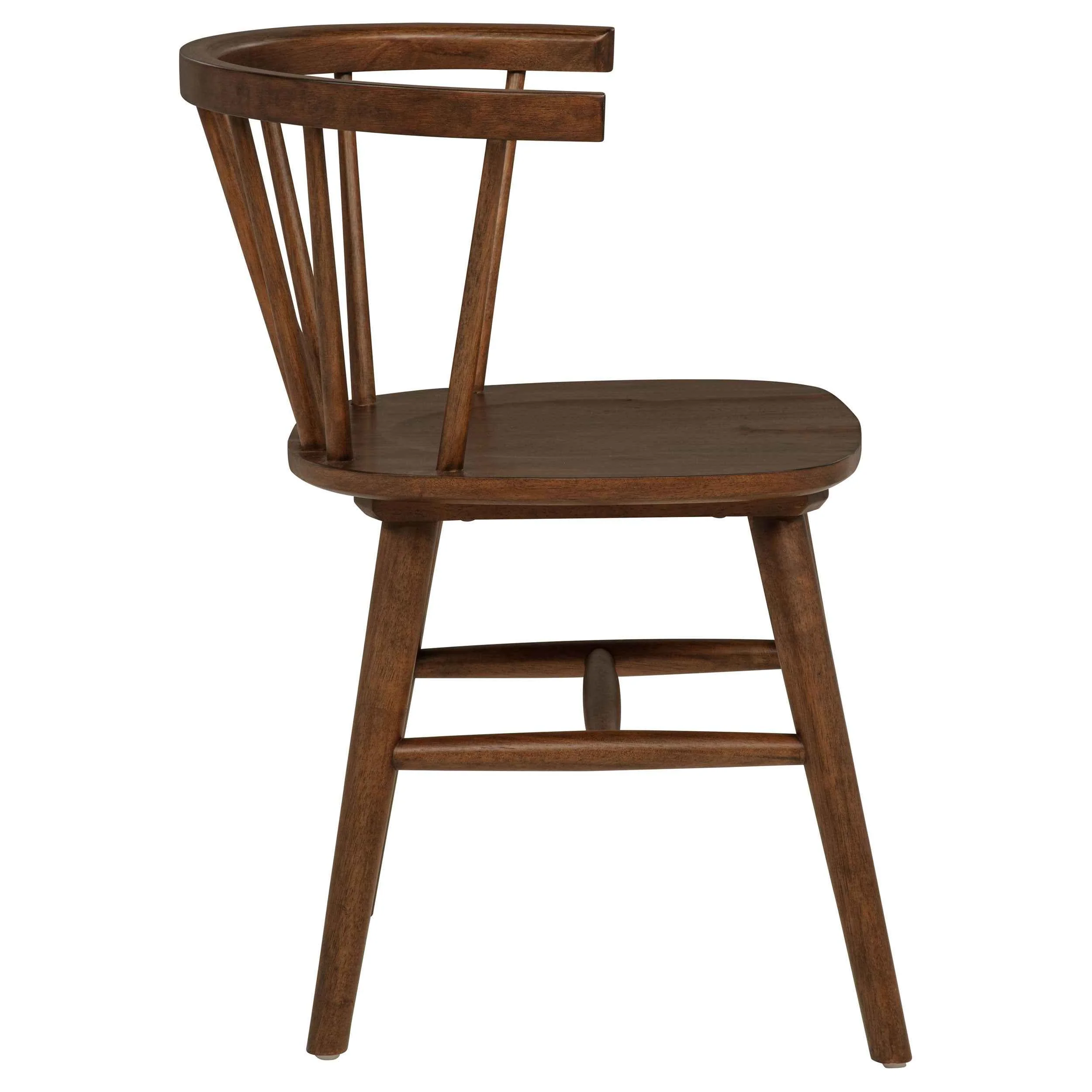 Jeffries Walnut Windsor Wood Dining Side Chair (Set of 2) - Image 10