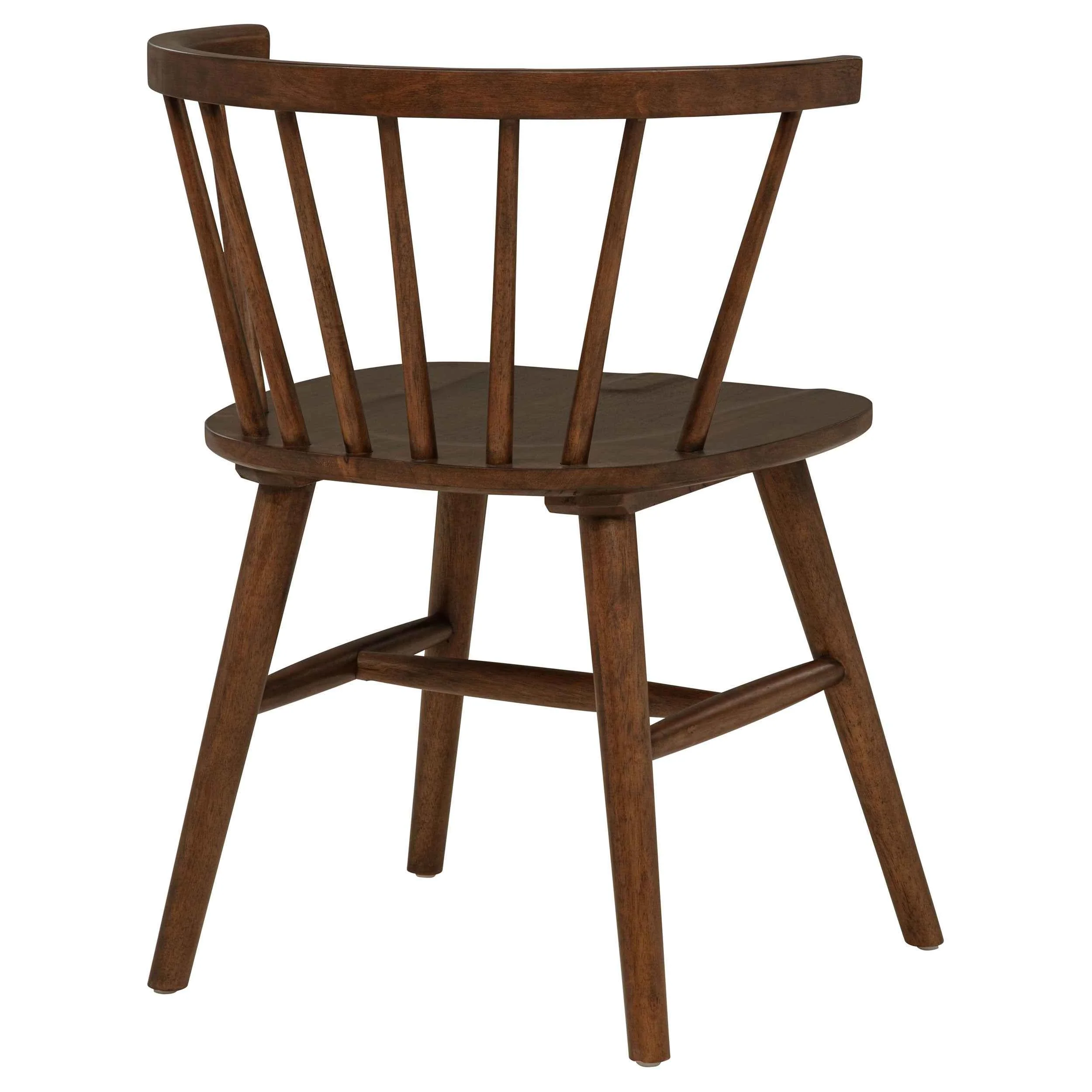 Jeffries Walnut Windsor Wood Dining Side Chair (Set of 2) - Image 9