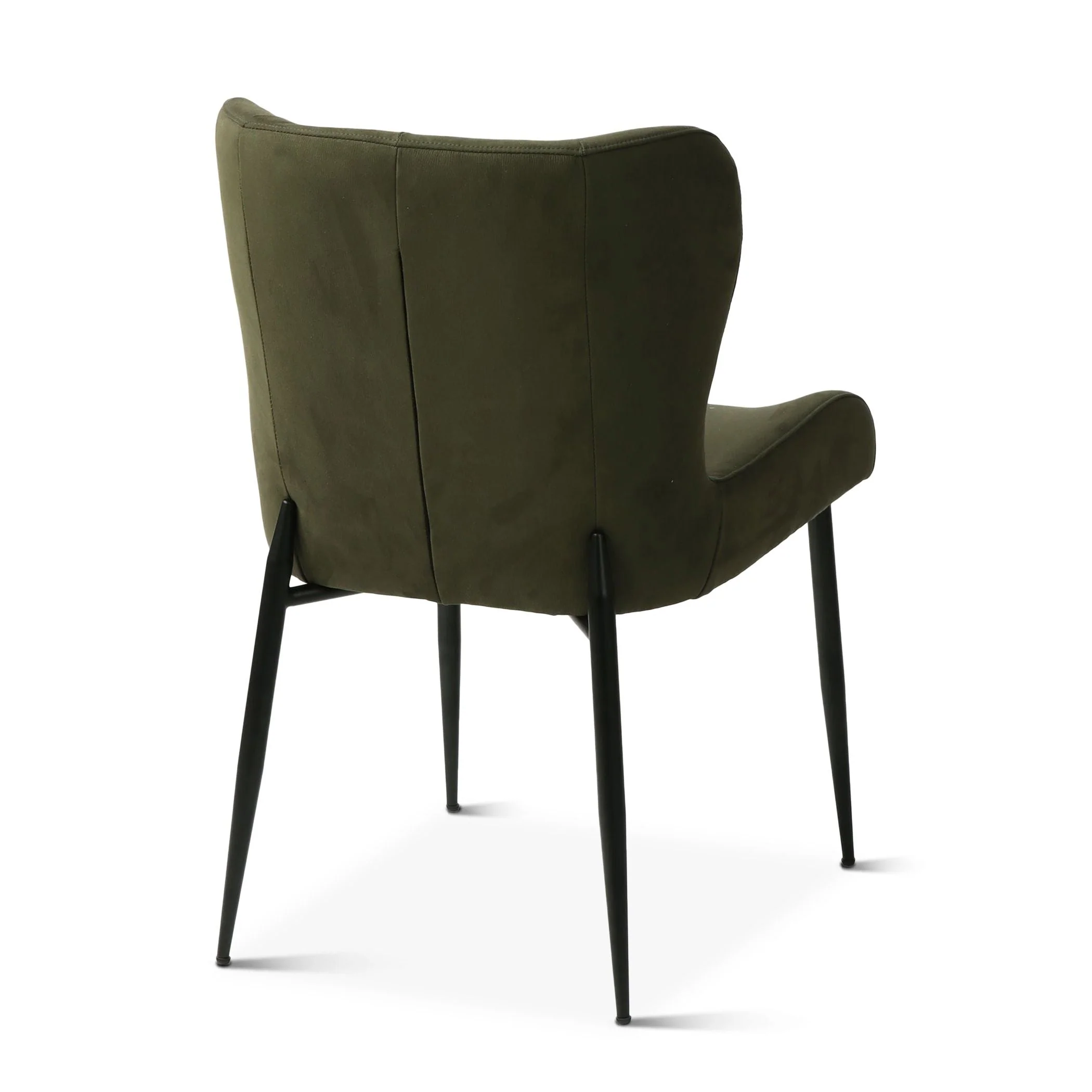 Jennifer 20" Dining Chair in Green Eco Suede - Image 6