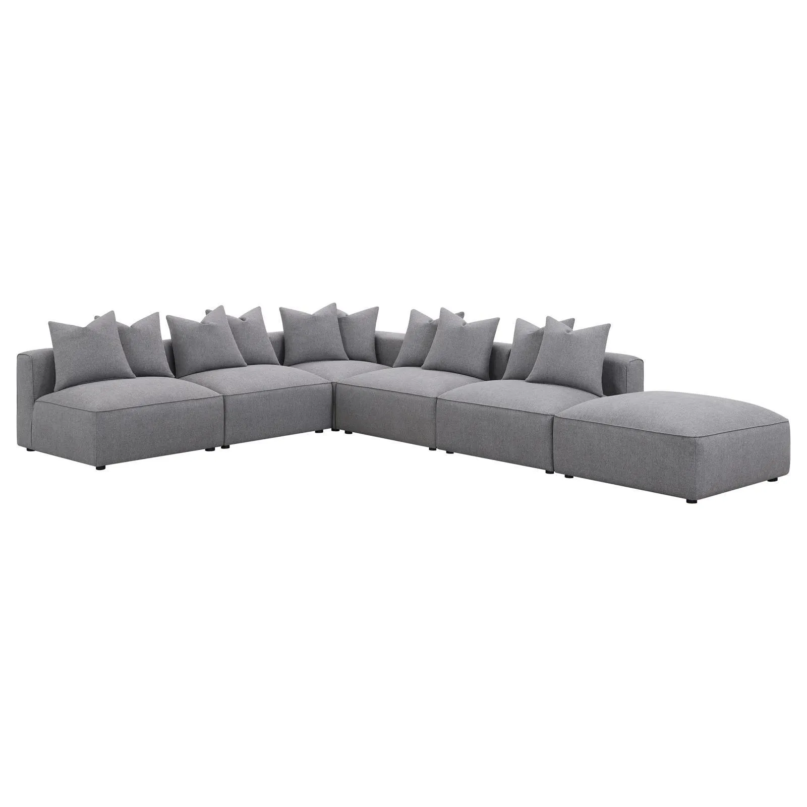 Jennifer Gray Tight Seat Armless Chair - Image 10