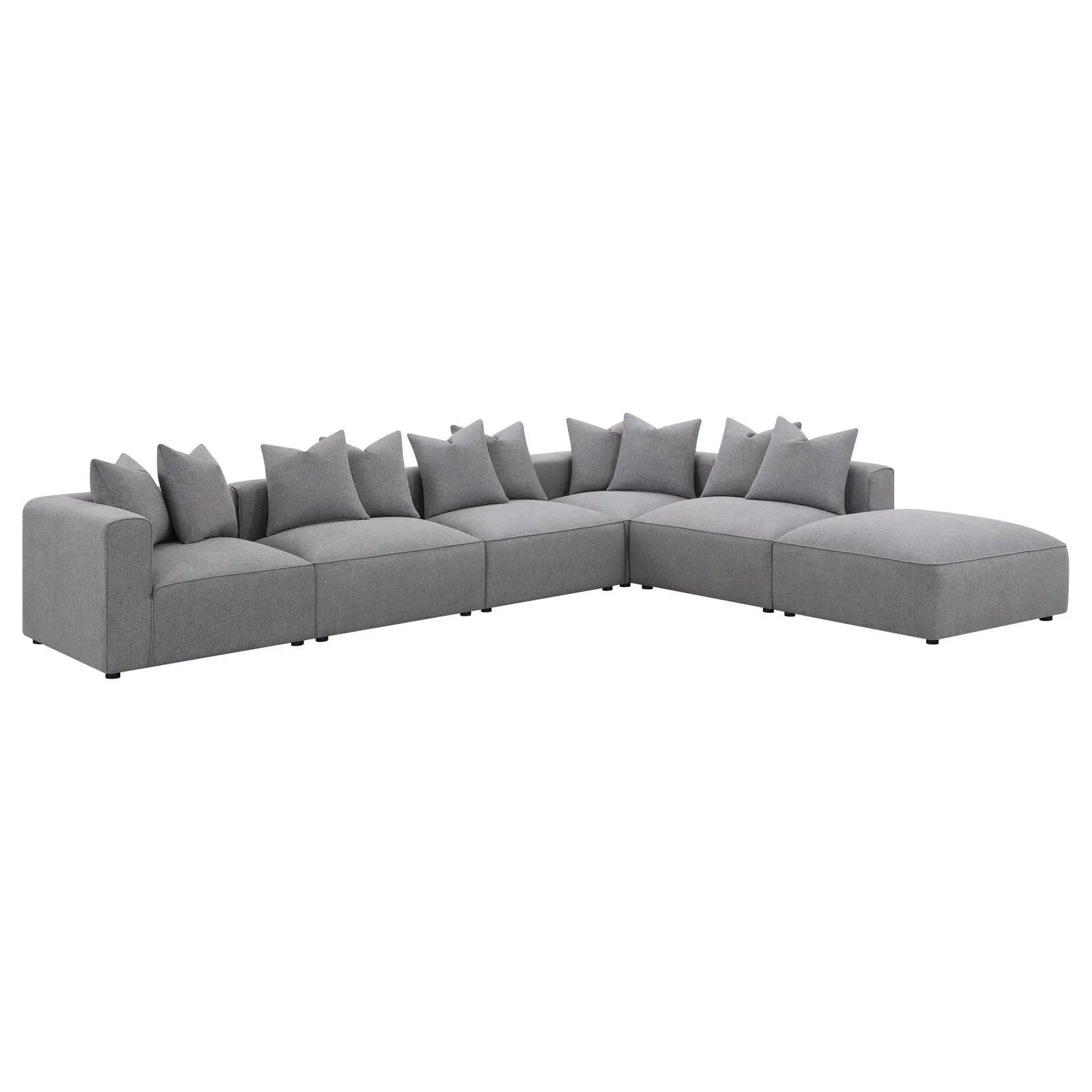 Jennifer Gray Tight Seat Armless Chair - Image 11