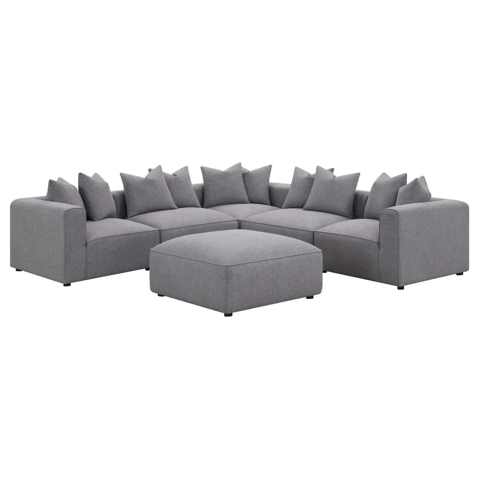 Jennifer Gray Tight Seat Armless Chair - Image 12