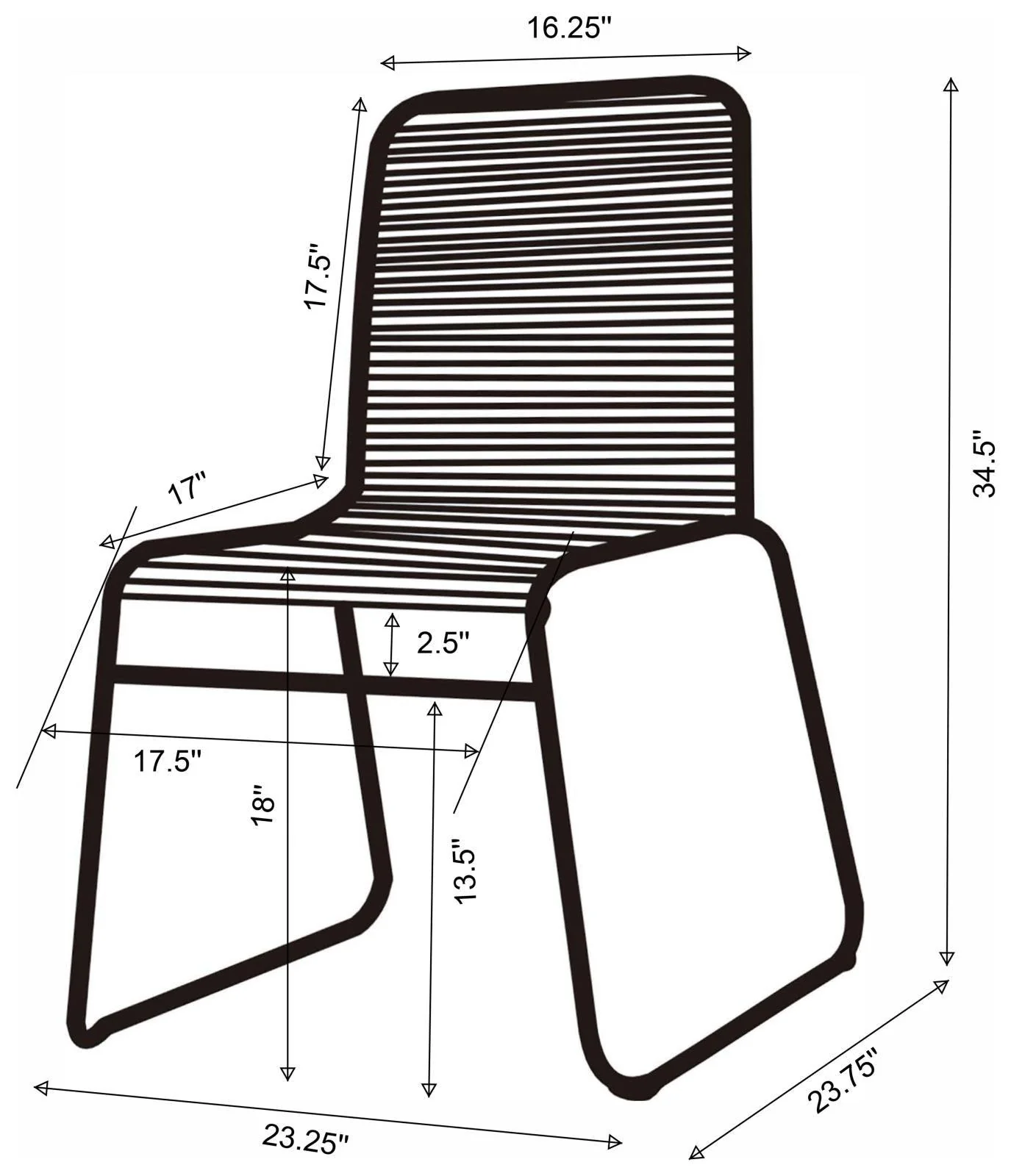 Jerome Upholstered Stackable Side Chairs, Set of 2 - Image 11
