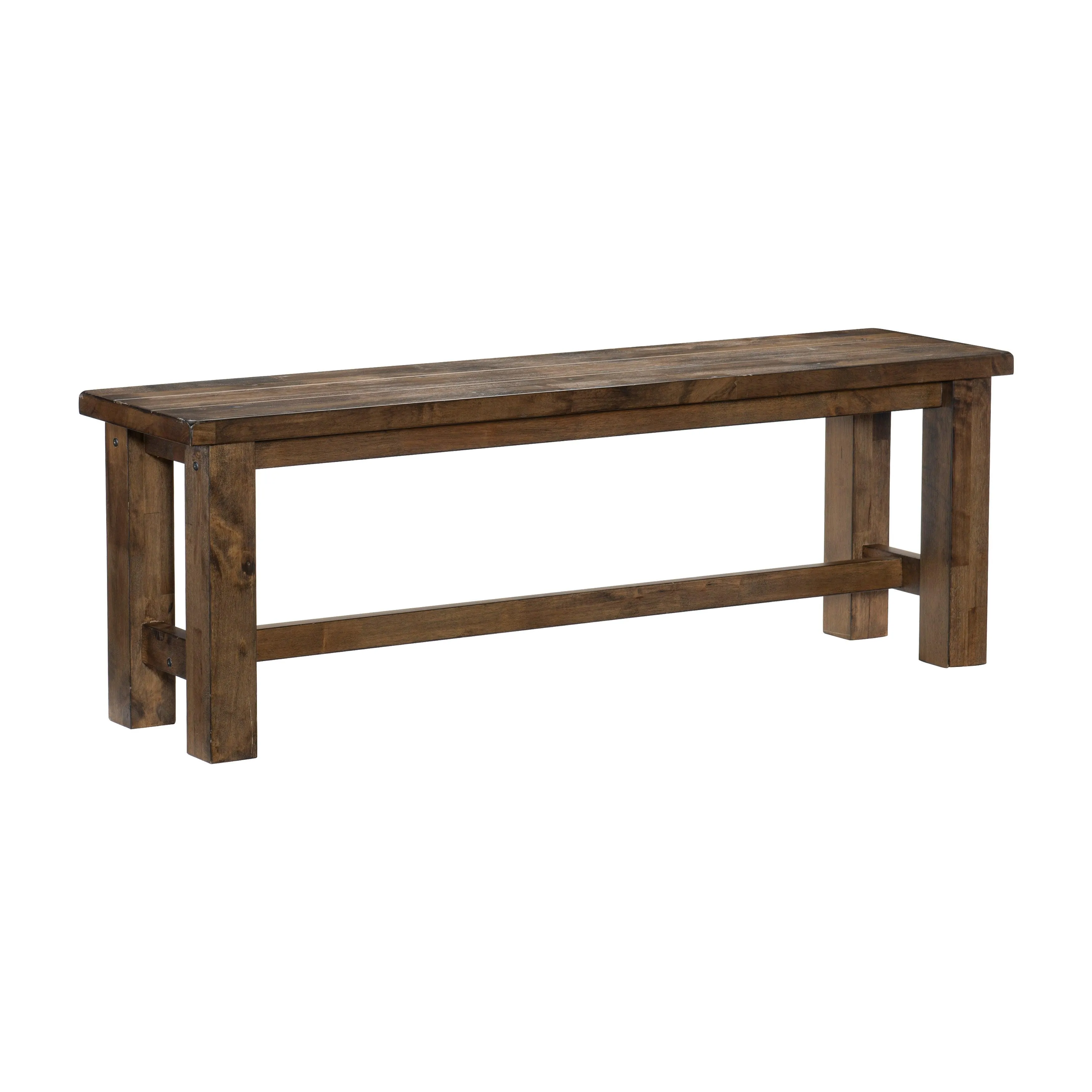 Jerrick Burnished Brown Dining Bench - Image 4