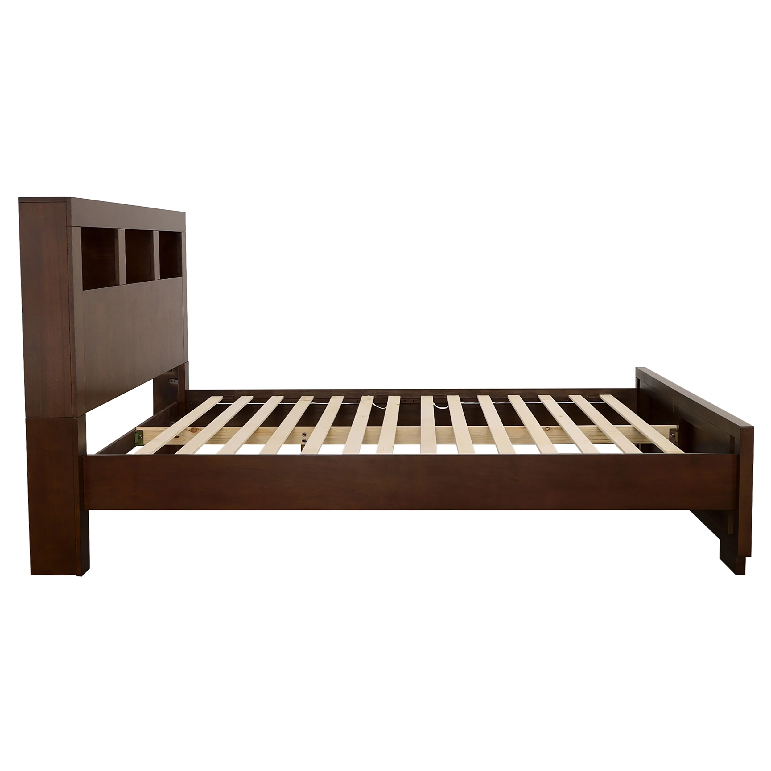 Jessica Cappuccino 4-Piece Queen Bedroom Set with Nightstand Panels - Image 5