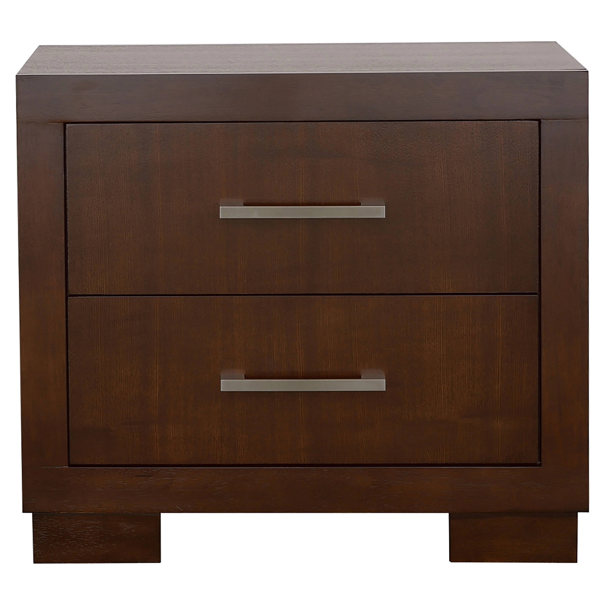 Jessica Cappuccino 4-Piece Queen Bedroom Set with Nightstand Panels - Image 7