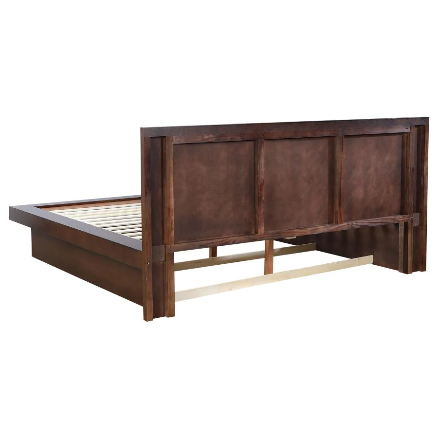 Jessica Cappuccino 5-Piece Eastern King LED Bedroom Set - Image 4