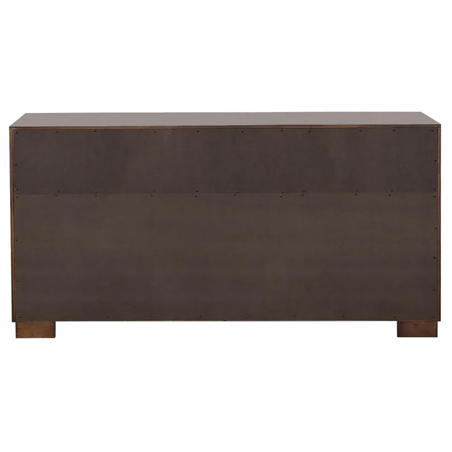 Jessica Cappuccino 5-Piece Eastern King LED Bedroom Set - Image 8
