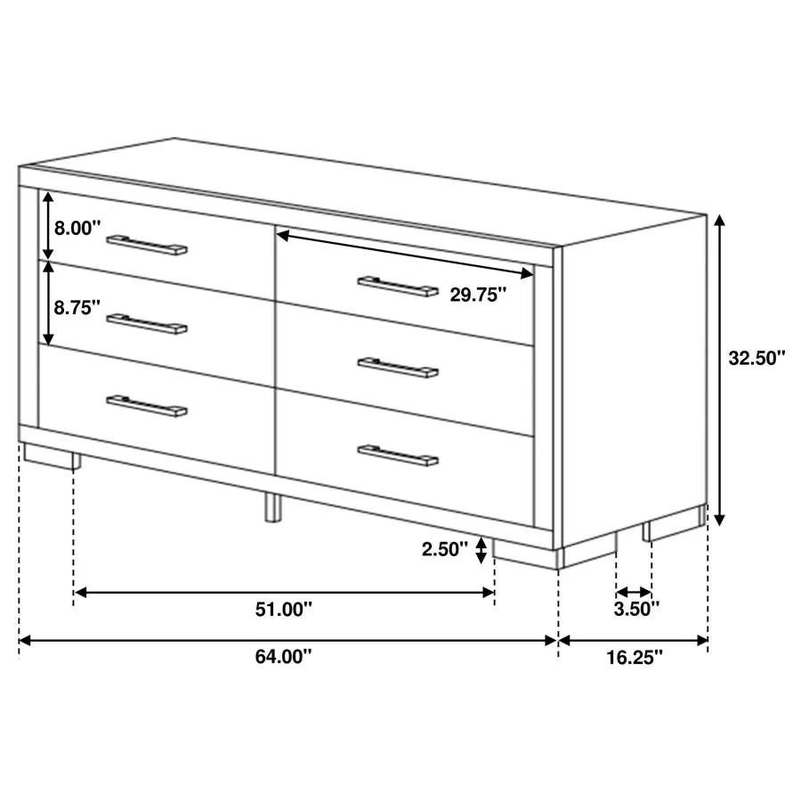 Jessica Cappuccino 5-Piece King Bedroom Set with Nightstand Panels - Image 17