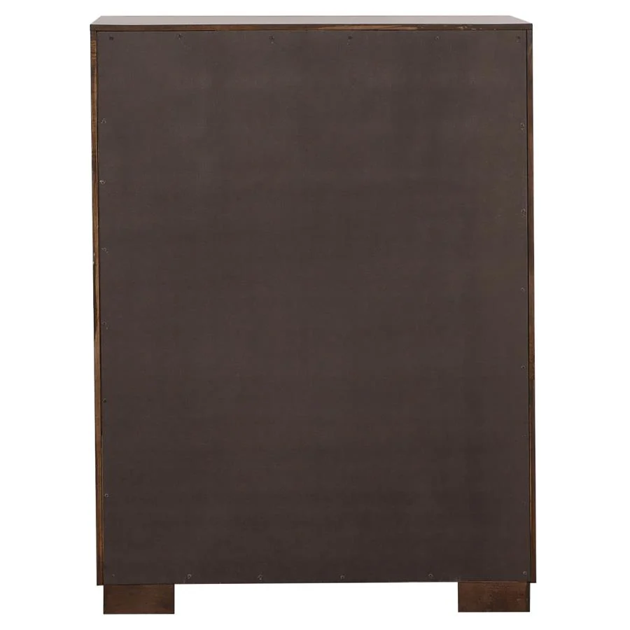 Jessica Cappuccino 5-Piece Queen Bedroom Set - Image 12