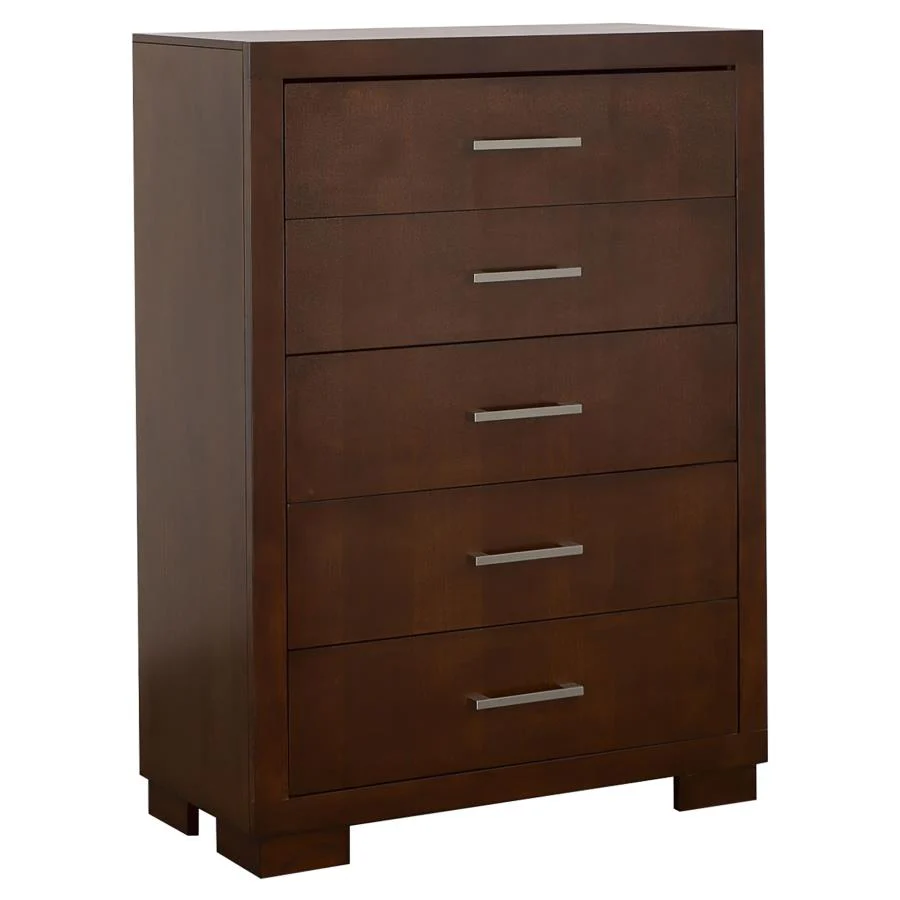 Jessica Eastern King 5-Piece Minimalistic Platform Bedroom Set - Image 12