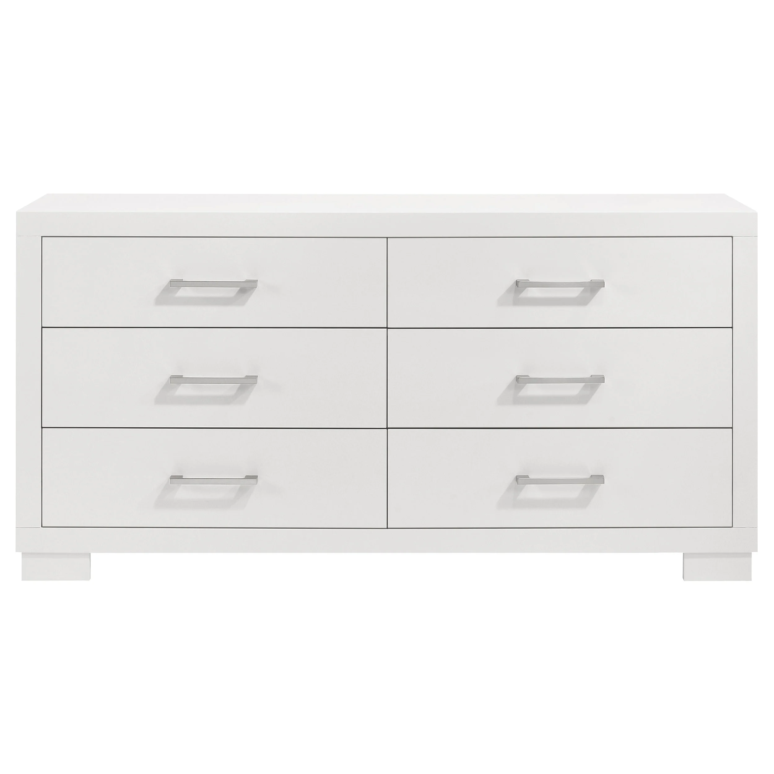 Jessica Snow White 4-Piece Queen Bedroom Set with Nightstand Panels - Image 9