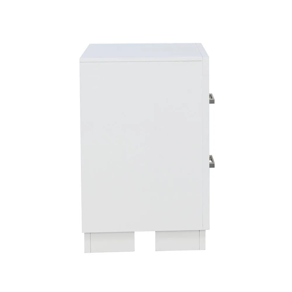Jessica White 2-Drawer Nightstand - Image 4