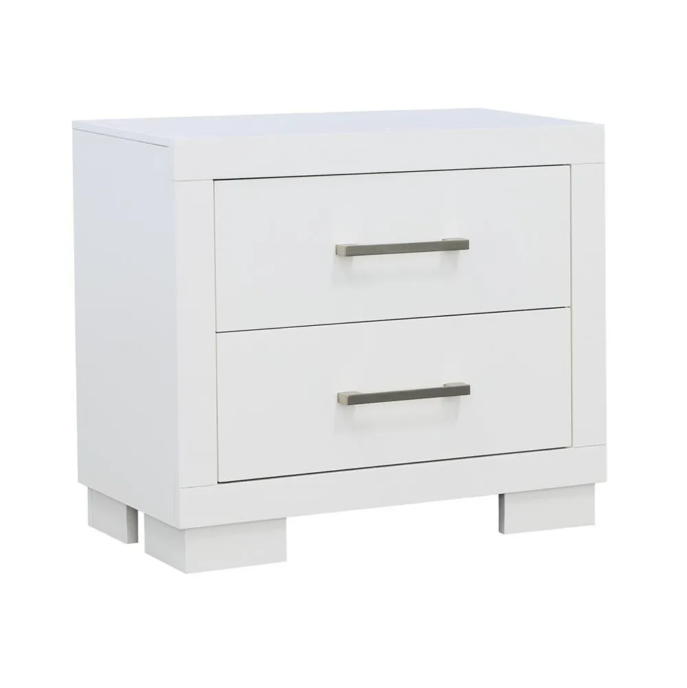 Jessica White 2-Drawer Nightstand - Image 6