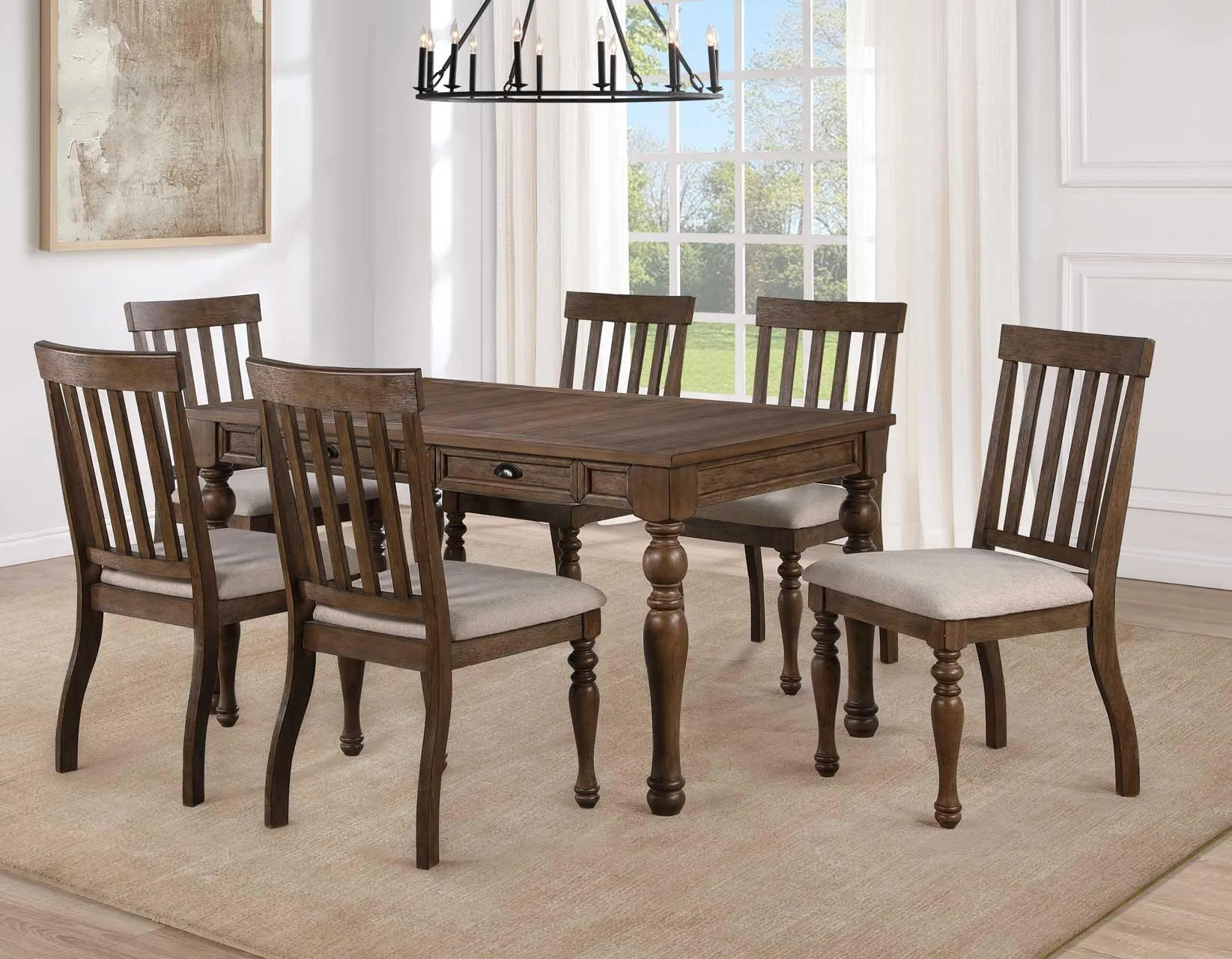 Joanna Side Chair, Brown - Image 9