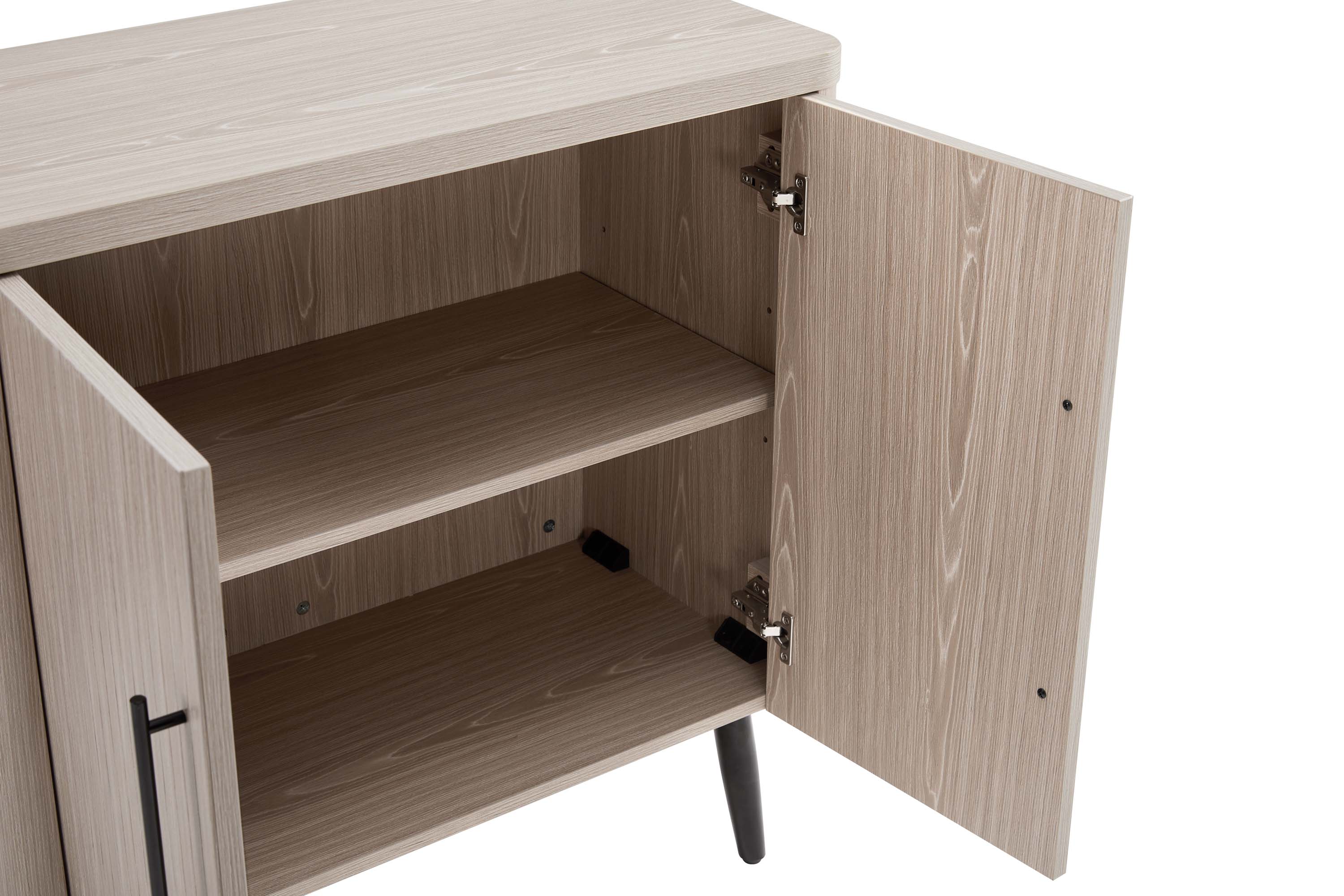 Jodie Accent Cabinet in Whitewashed Oak - Image 5