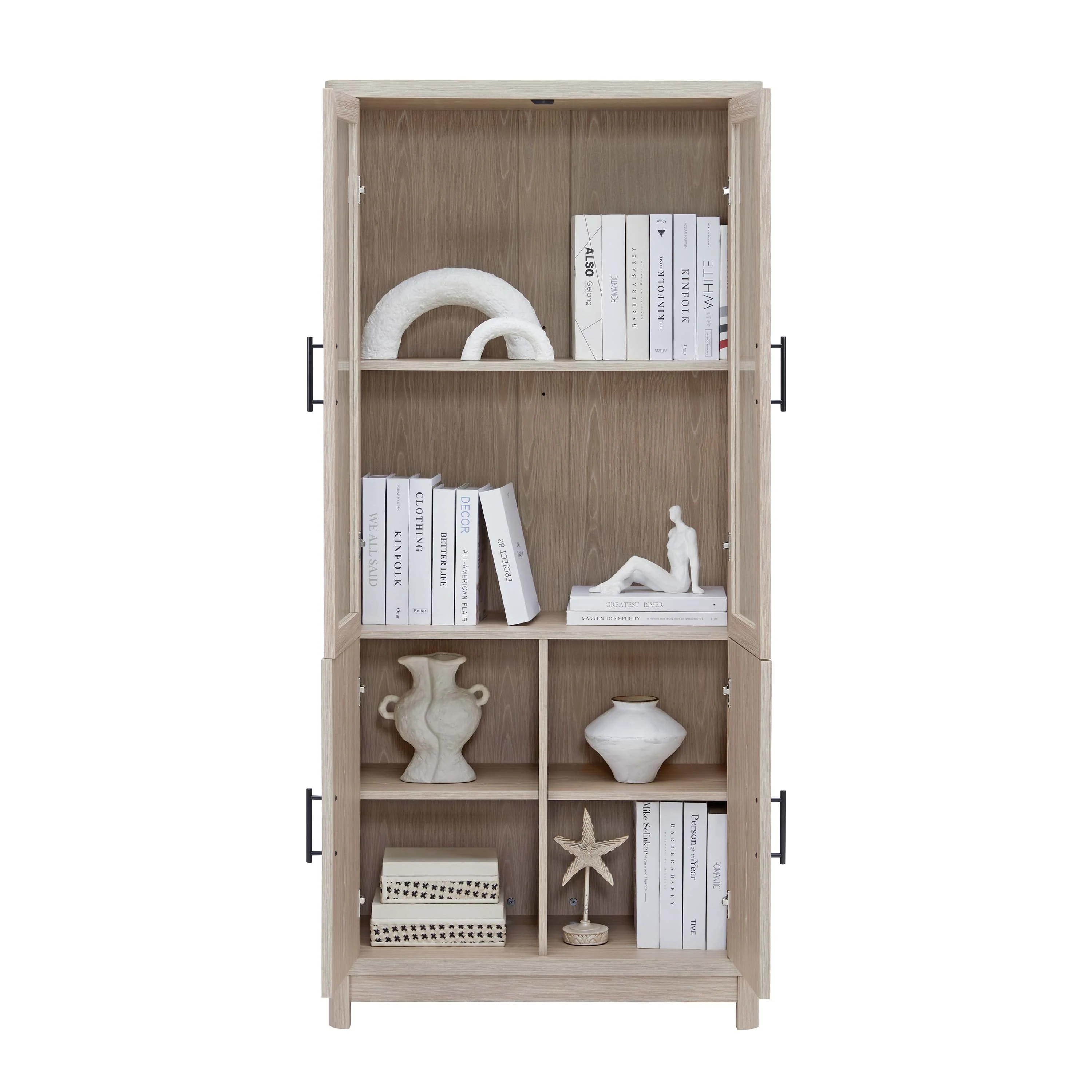 Jodie Bookcase in Whitewashed Oak (set of 3) - Image 11