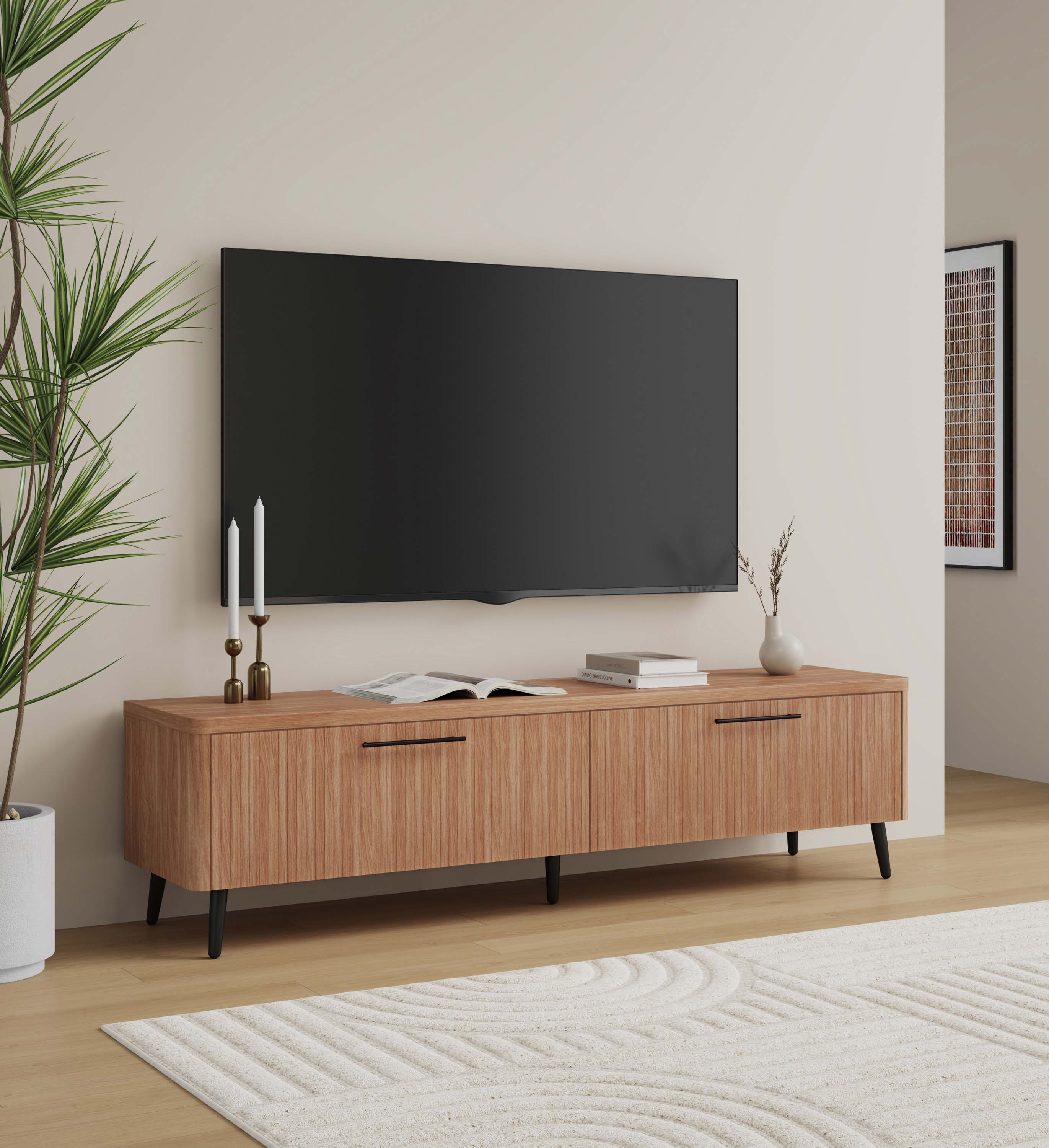 Jodie TV Stand in Maple - Image 2