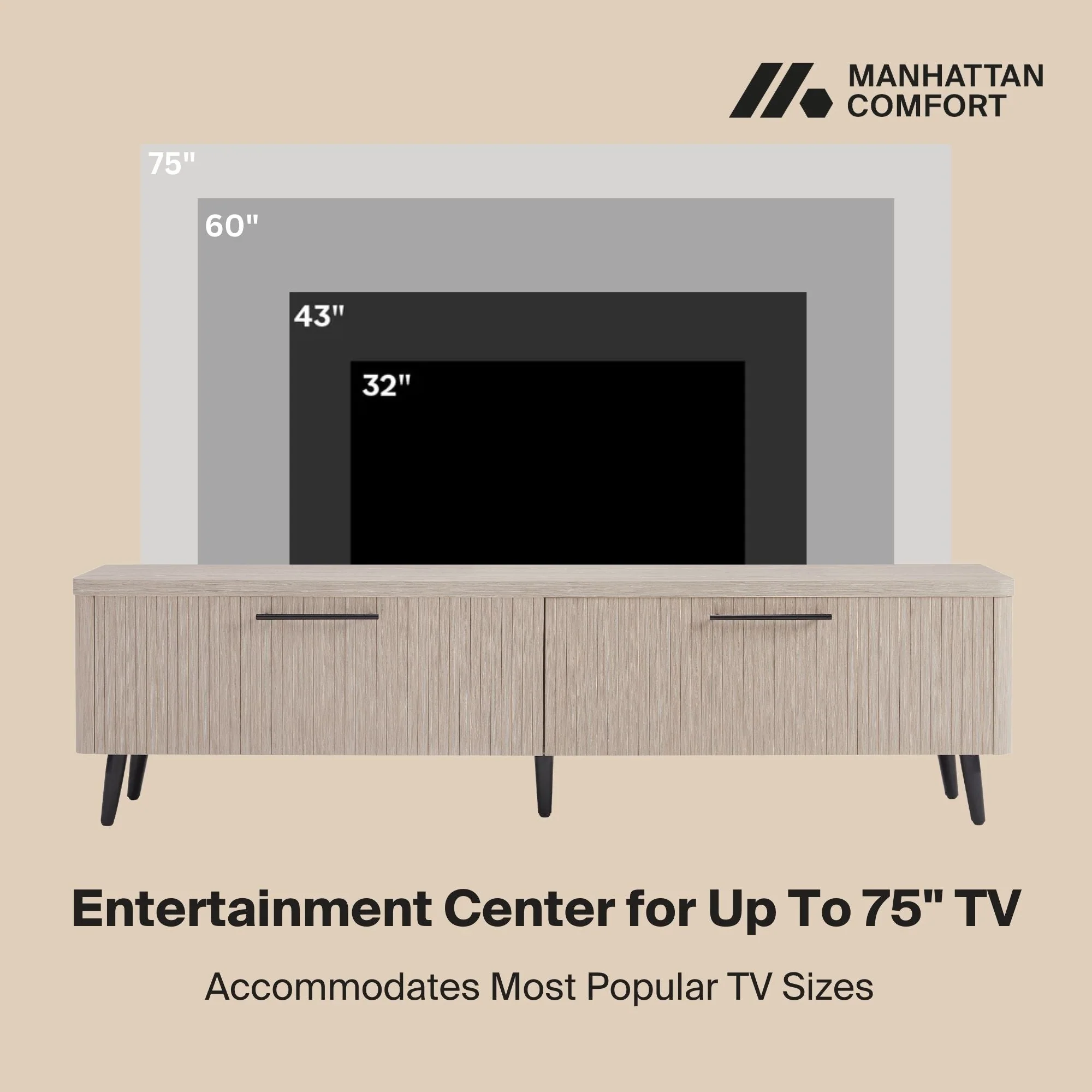 Jodie TV Stand in Whitewashed Oak - Image 5