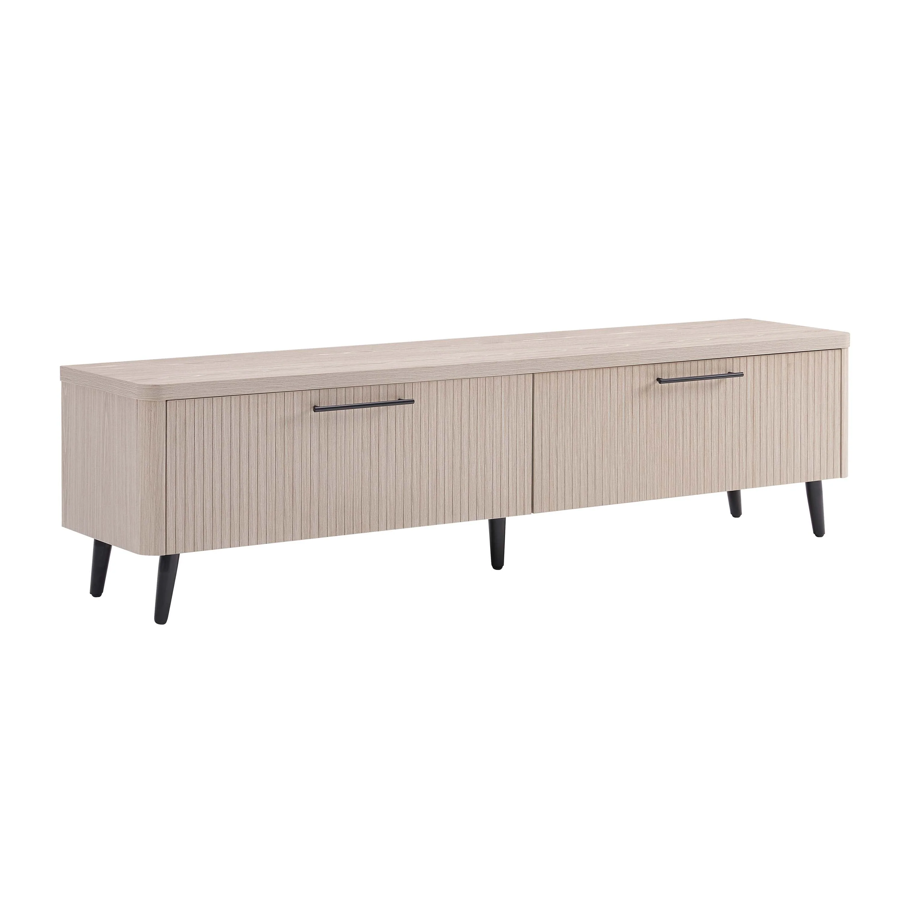 Jodie TV Stand in Whitewashed Oak - Image 7
