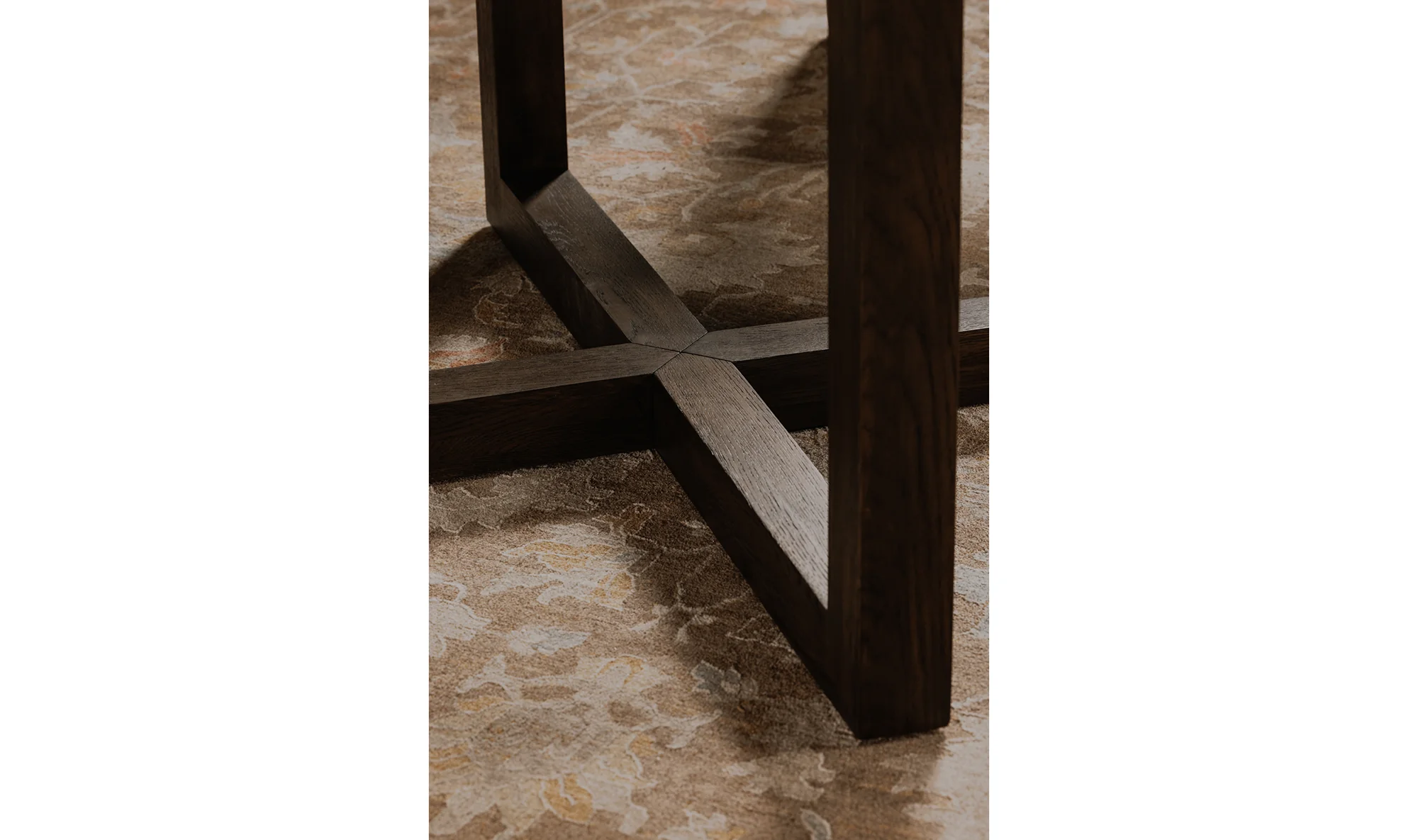 Joel Dining Table Dark Brown - Image 3