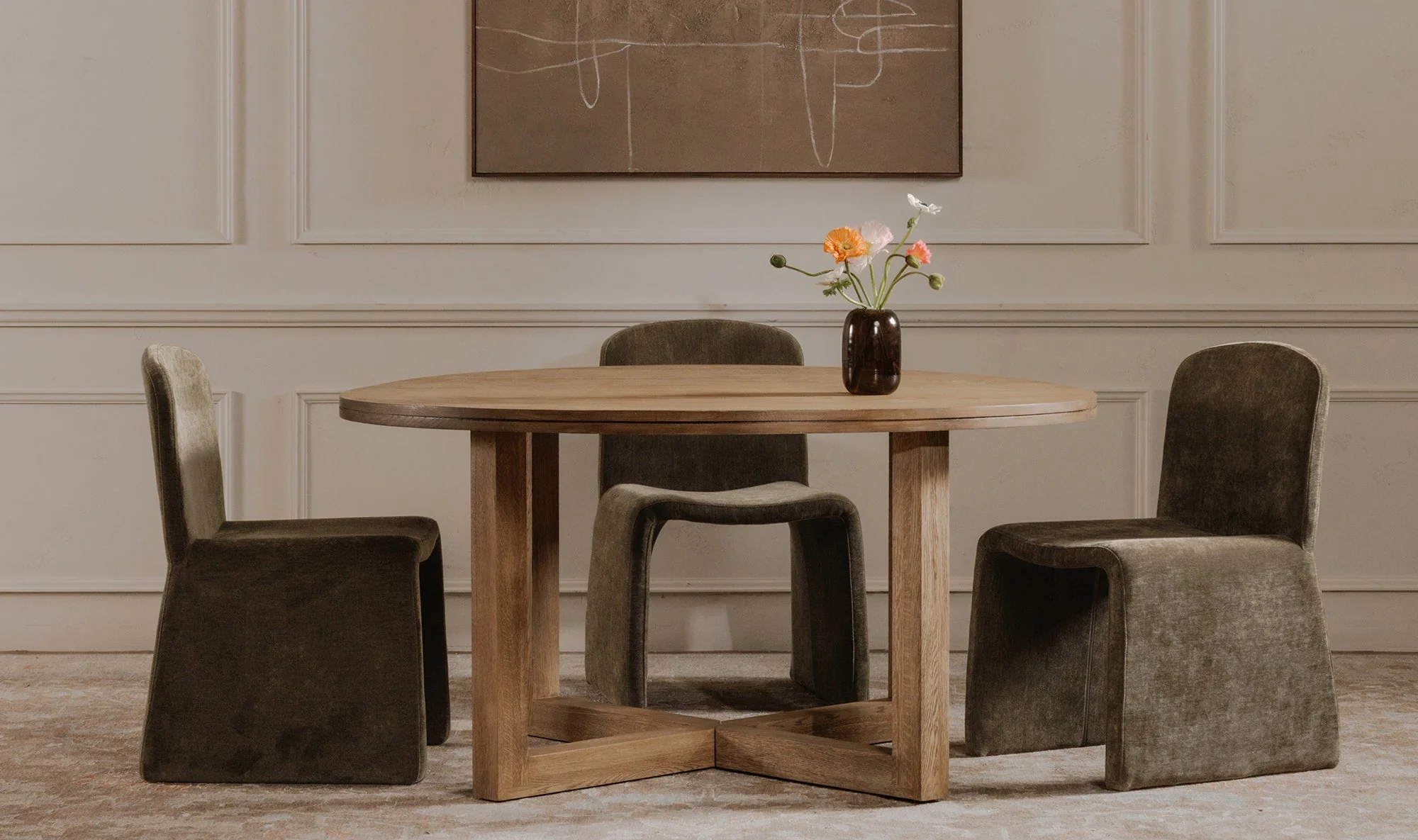 Joel Dining Table Natural - Image 2
