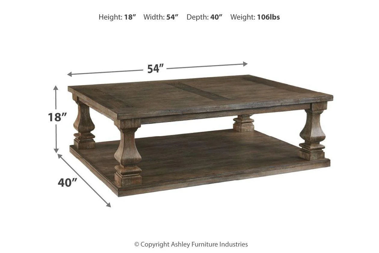 Johnelle Gray Coffee Table - Image 3