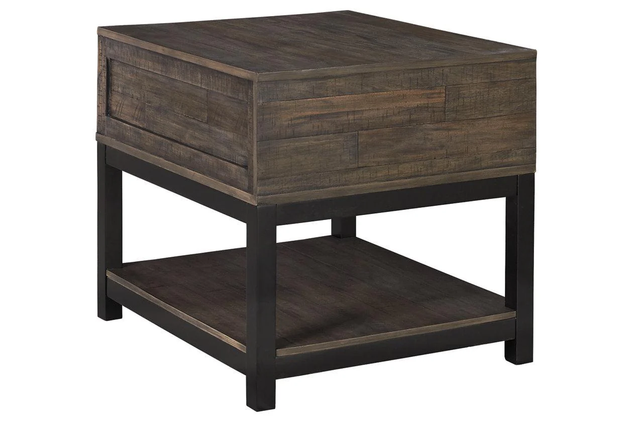 Johurst Grayish Brown End Table - Image 2
