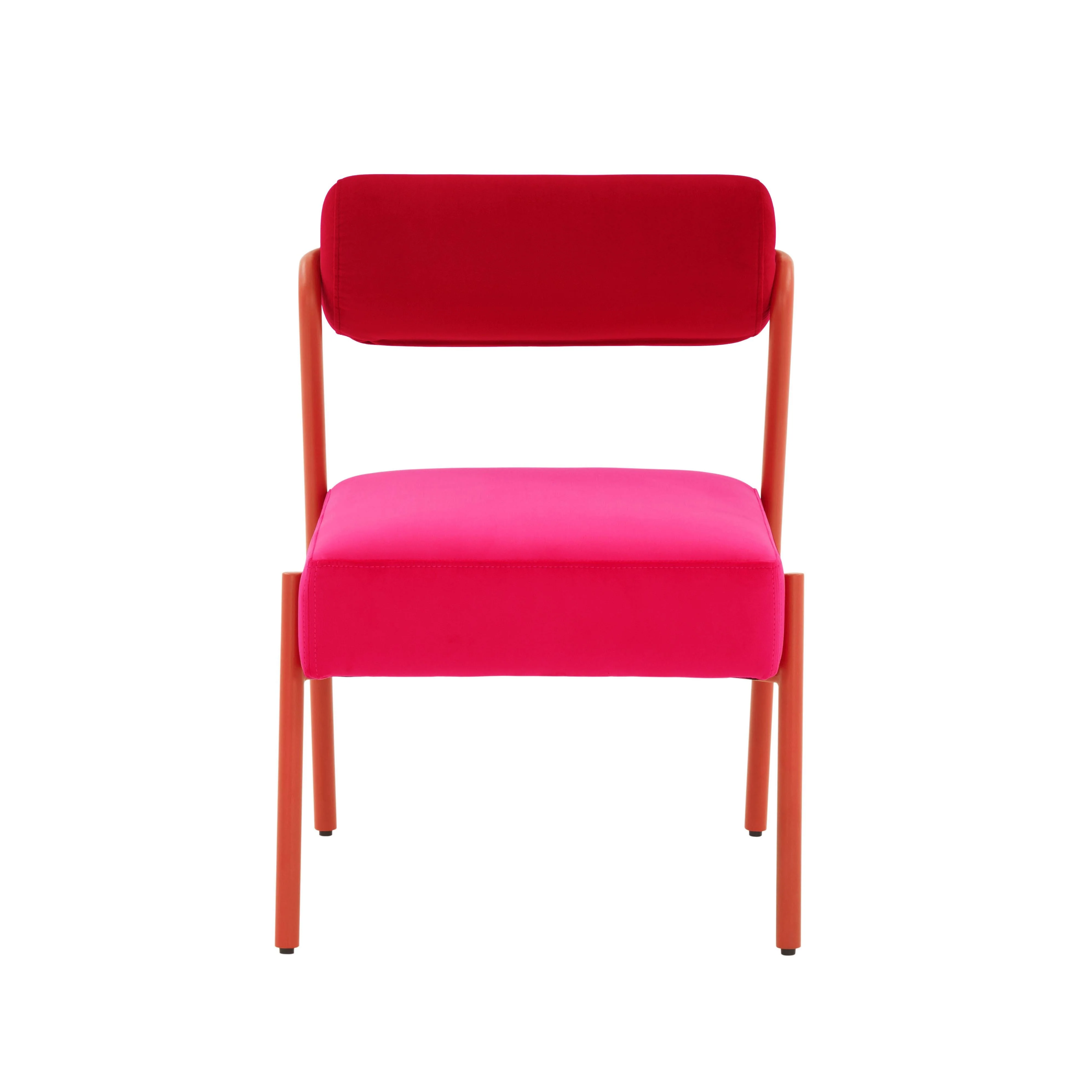 Jolene Velvet Accent Chair - Image 3