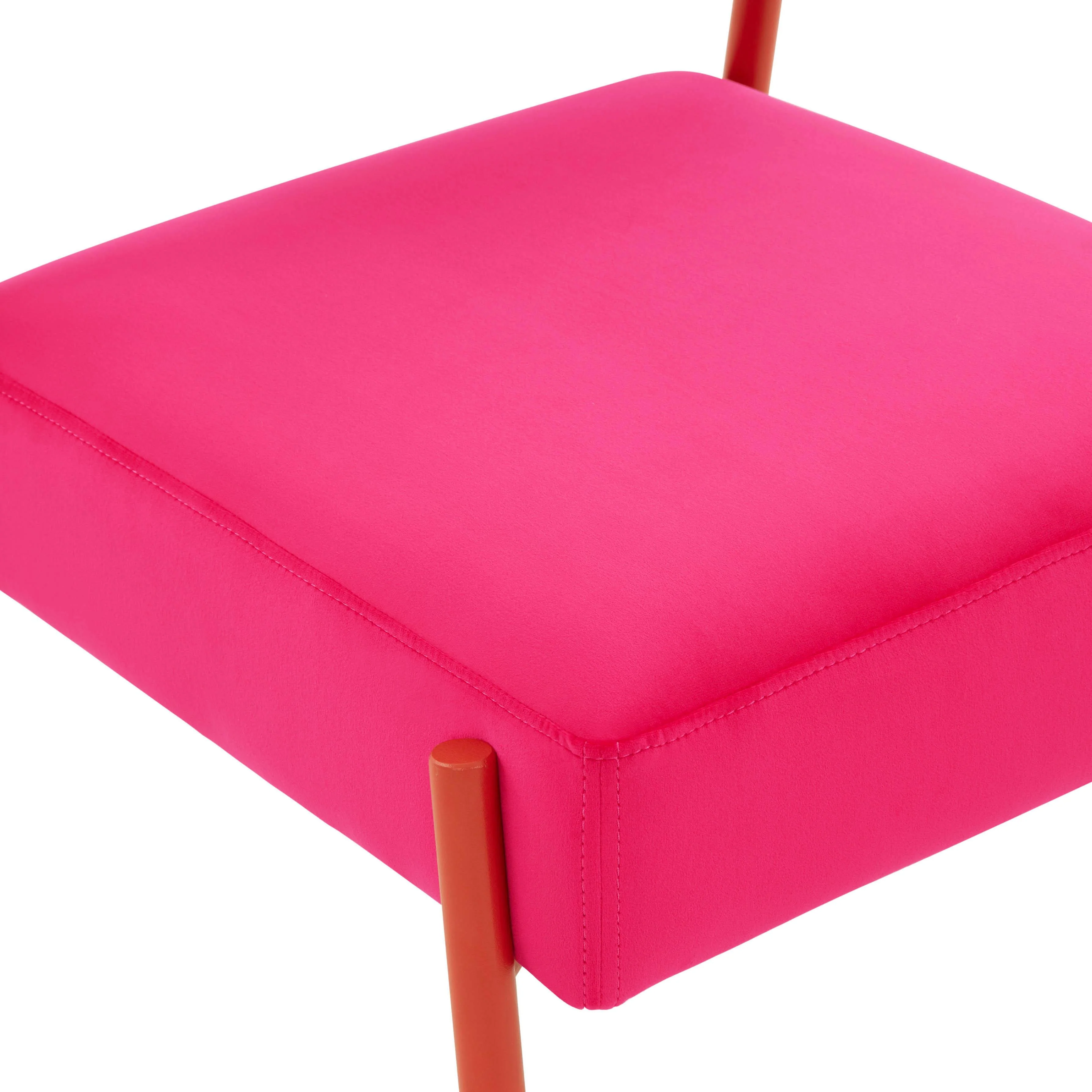 Jolene Velvet Accent Chair - Image 5