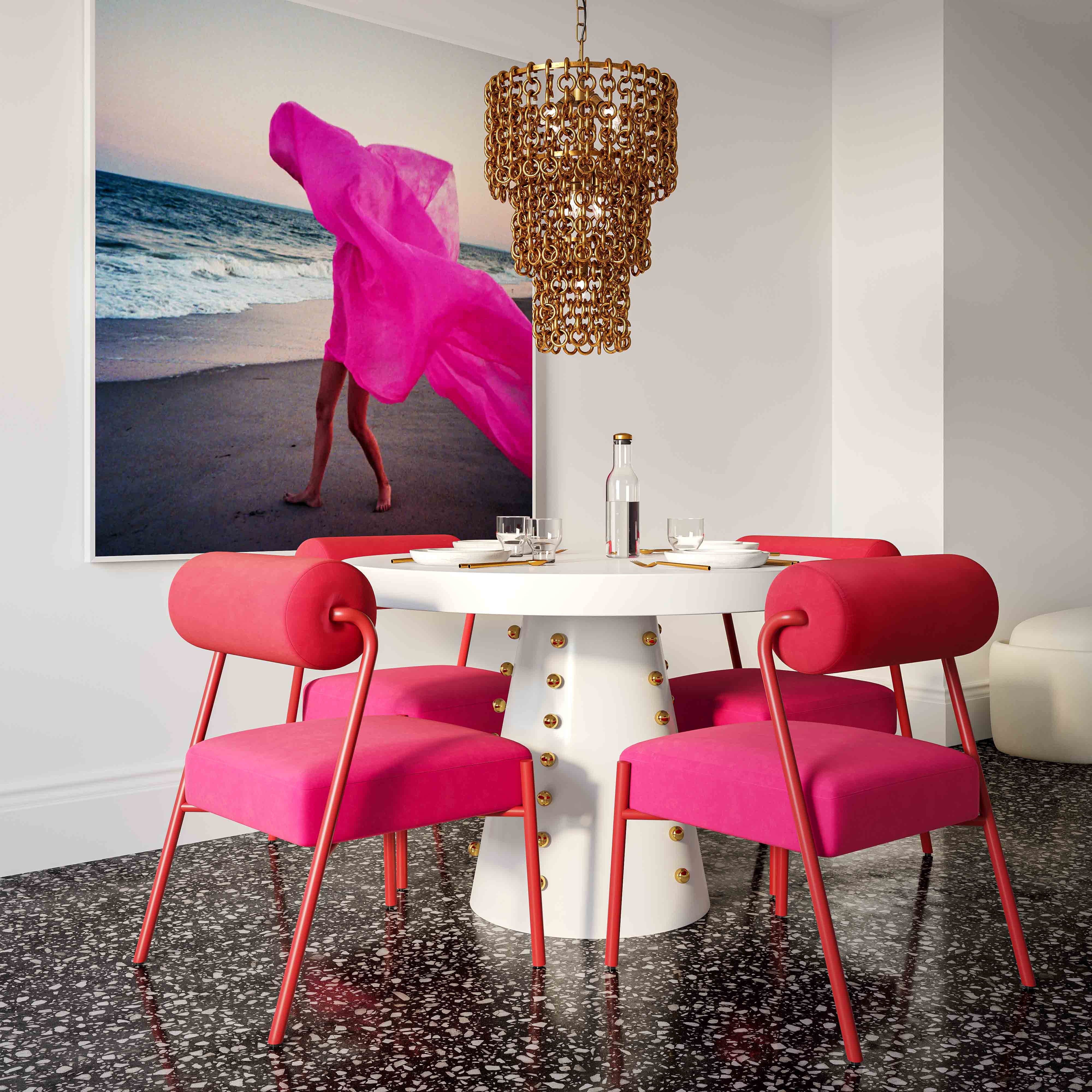 Jolene Velvet Dining Chair - Set of 2 - Image 2