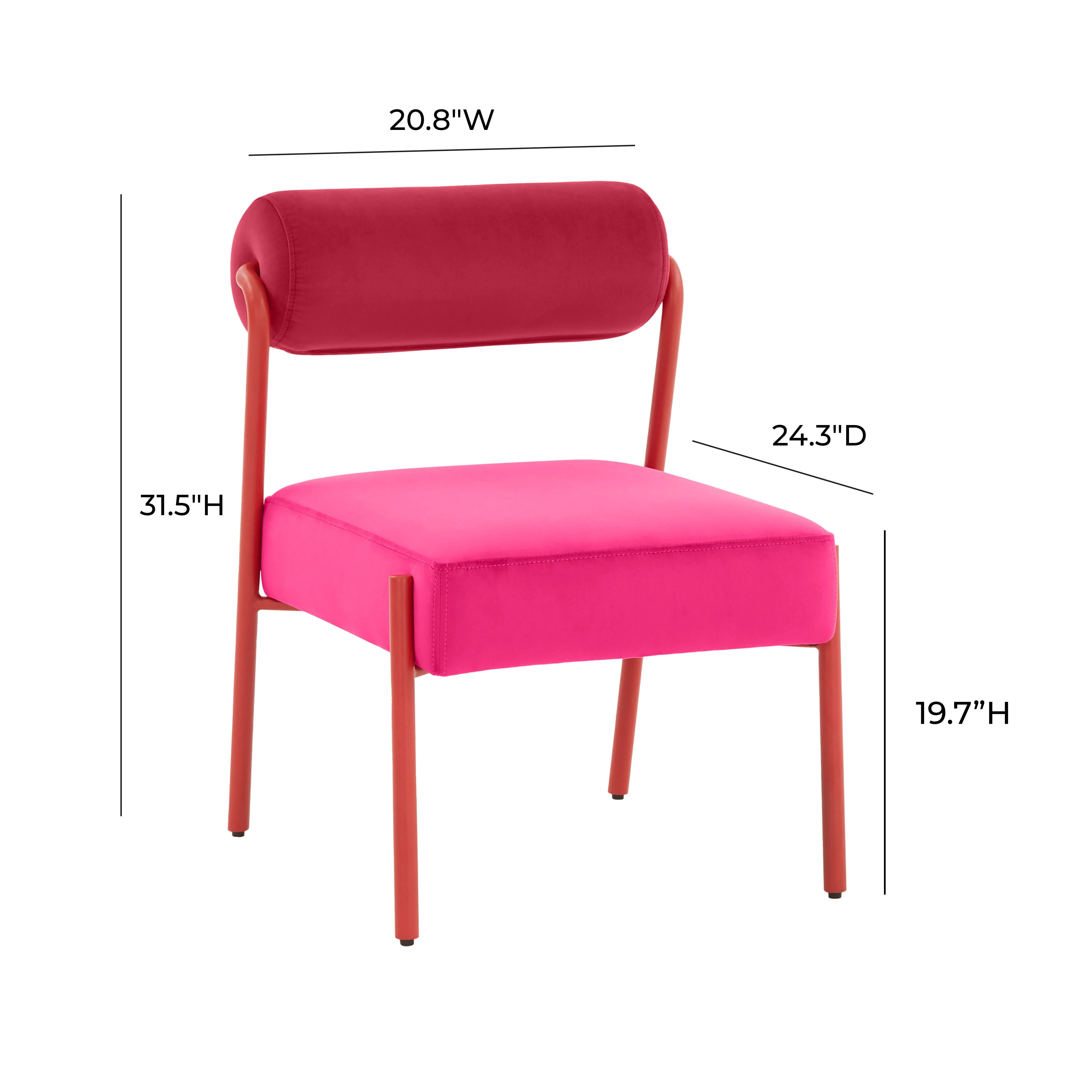 Jolene Velvet Dining Chair - Set of 2 - Image 7
