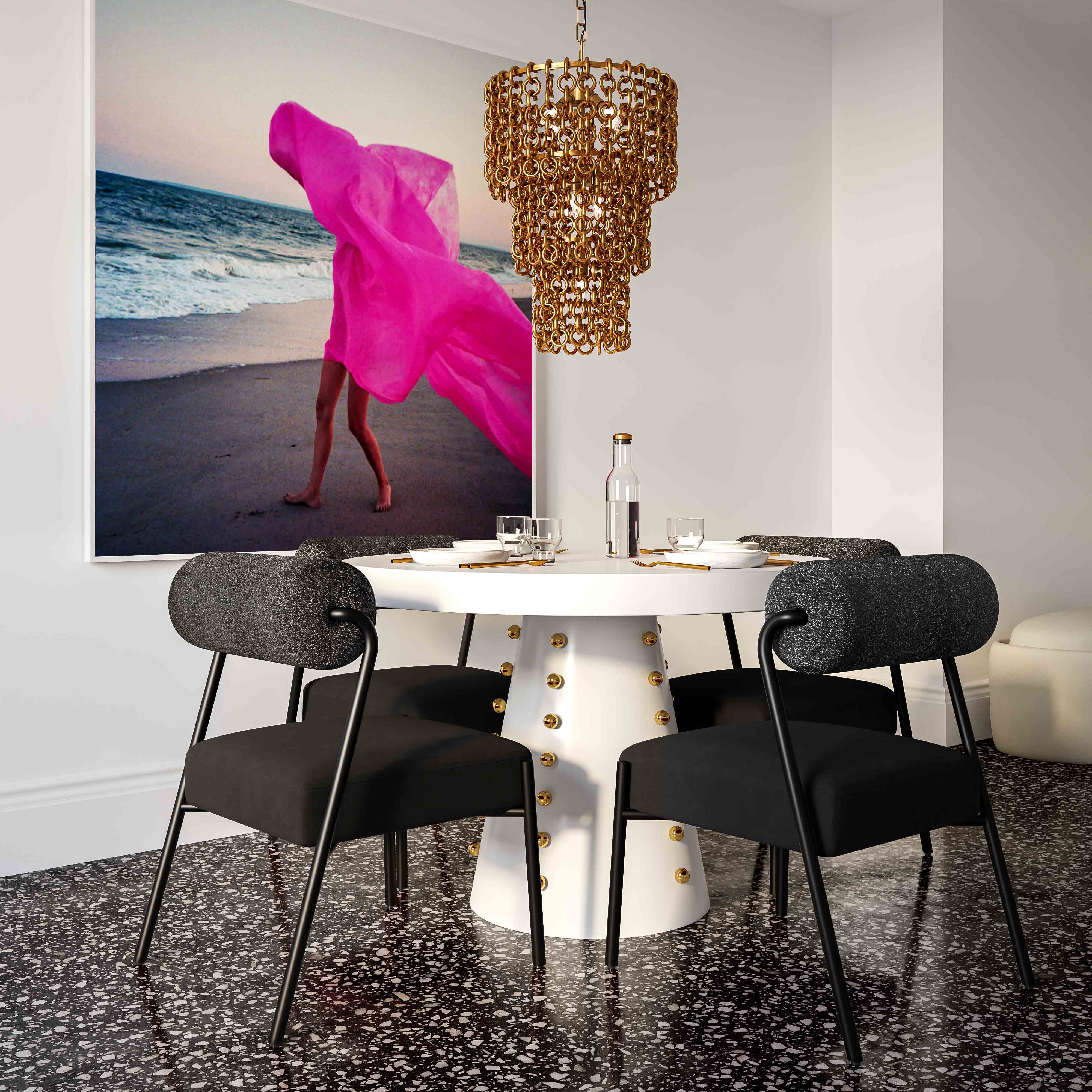 Jolene Velvet Dining Chair - Set of 2 - Image 9
