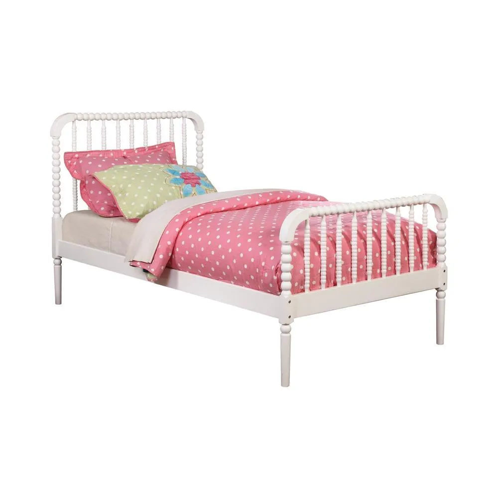 Jones White Twin Bed - Image 2