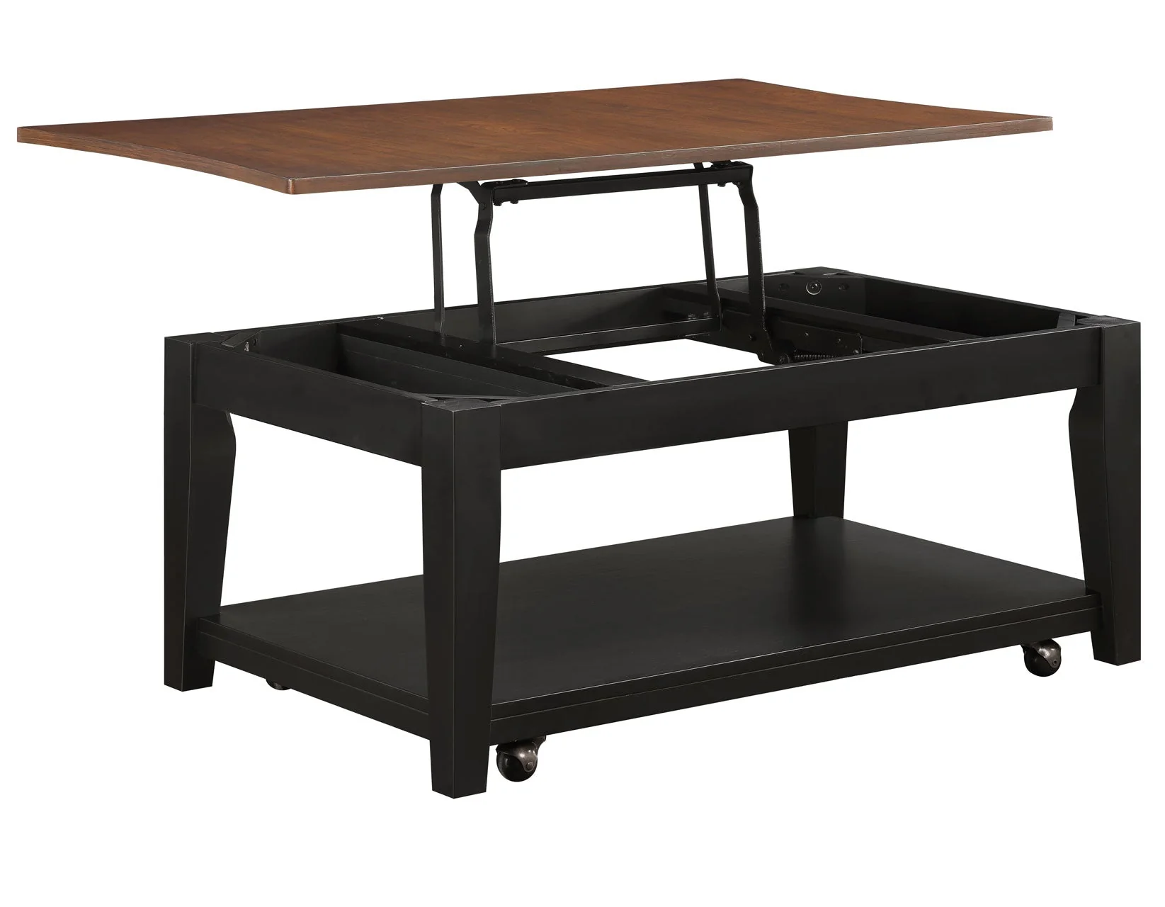 Joplin Walnut/Ebony 3-Piece Lift-Top Table Set - Image 8