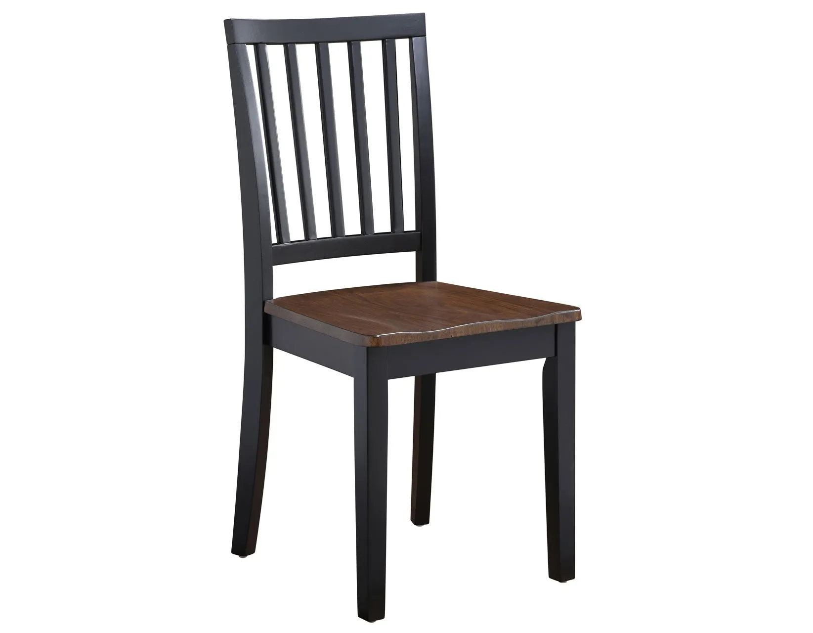 Joplin Walnut/Ebony Solid Wood Dining Chair, Set of 2 - Image 4